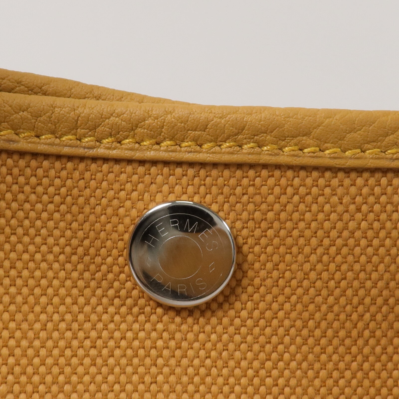 HERMES 帆布Garden Party TPM手挽袋Naturel Sable