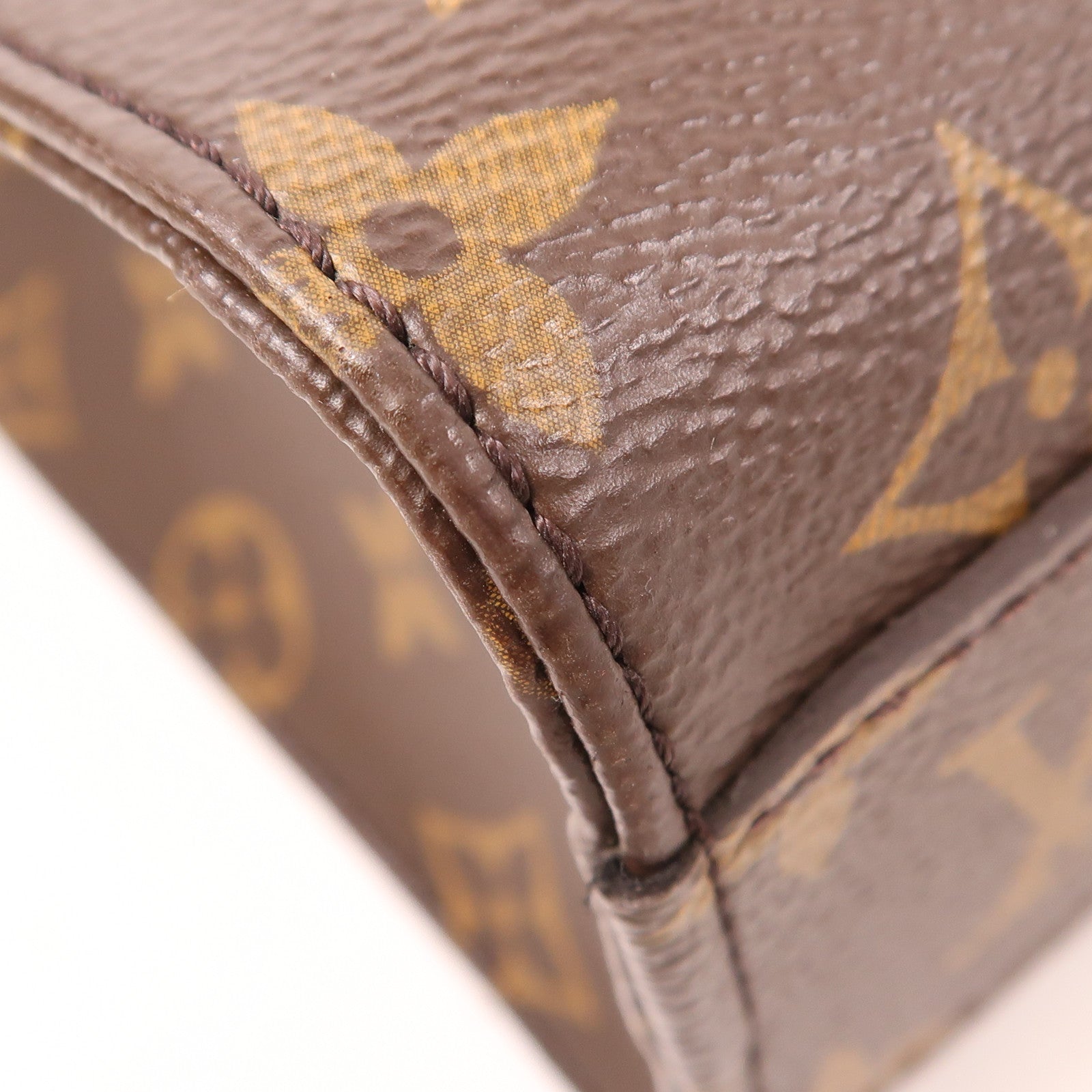 LOUIS VUITTON LV GHW Sac Plat BB 2 Way Shoulder Handbag M45847 Monogram Brown