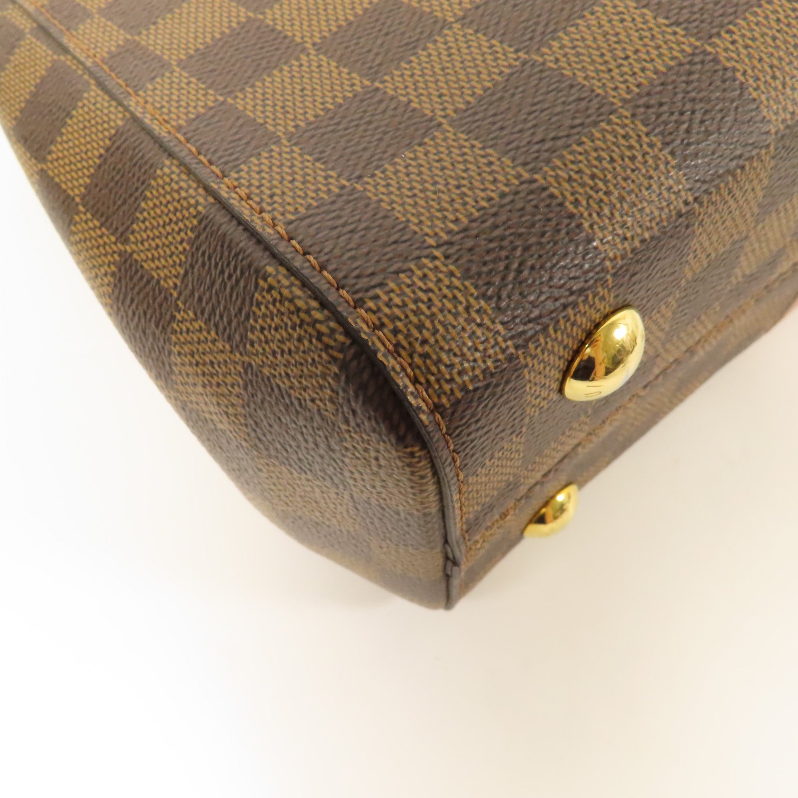 LOUIS VUITTON Damier Bond Street Magnolia金扣手挽肩背兩用袋