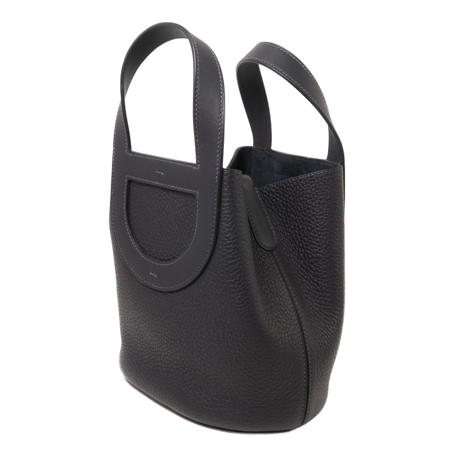 HERMES Clemence皮革In The Loop 18手挽袋Caban