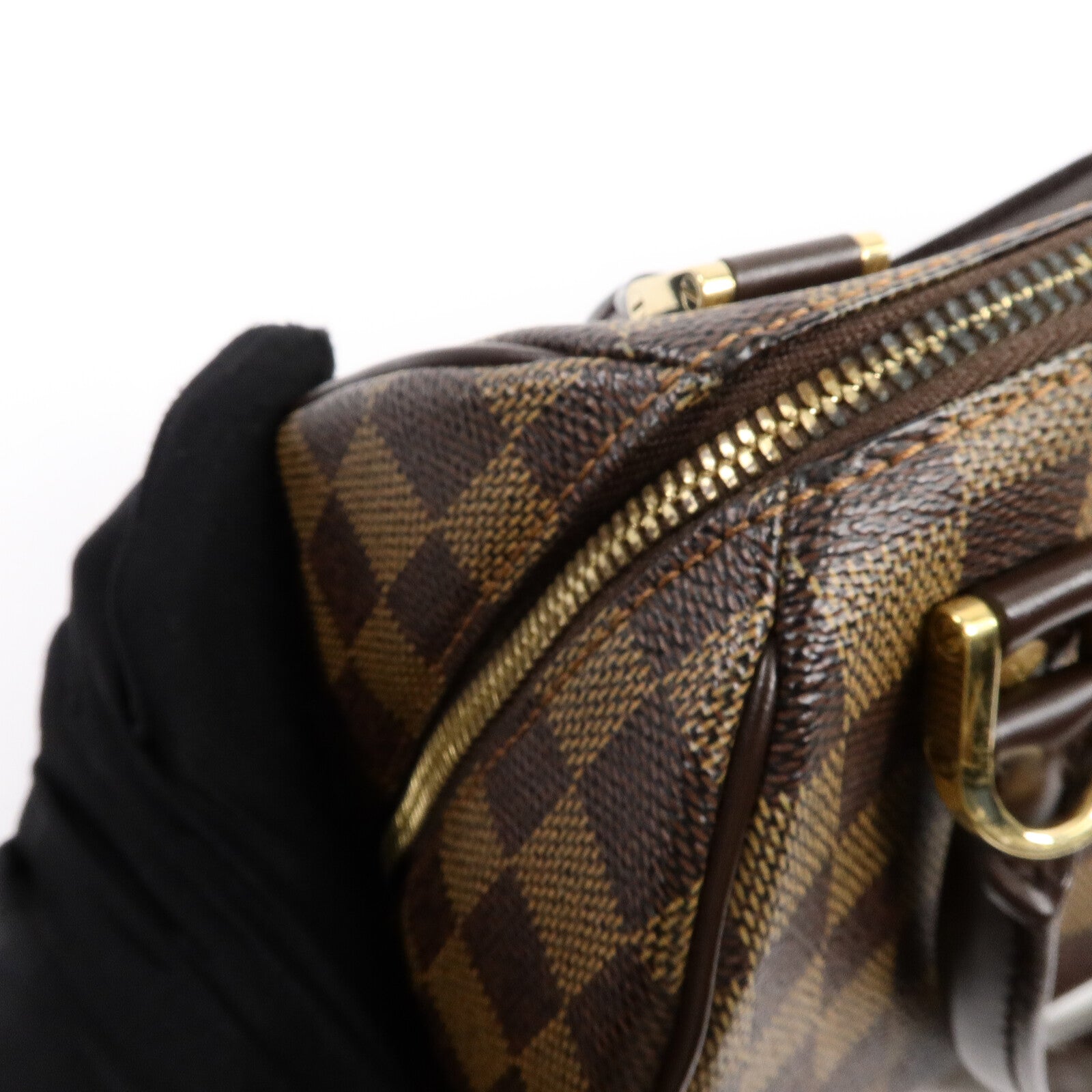 LOUIS VUITTON Damier Rivera Mini手挽袋