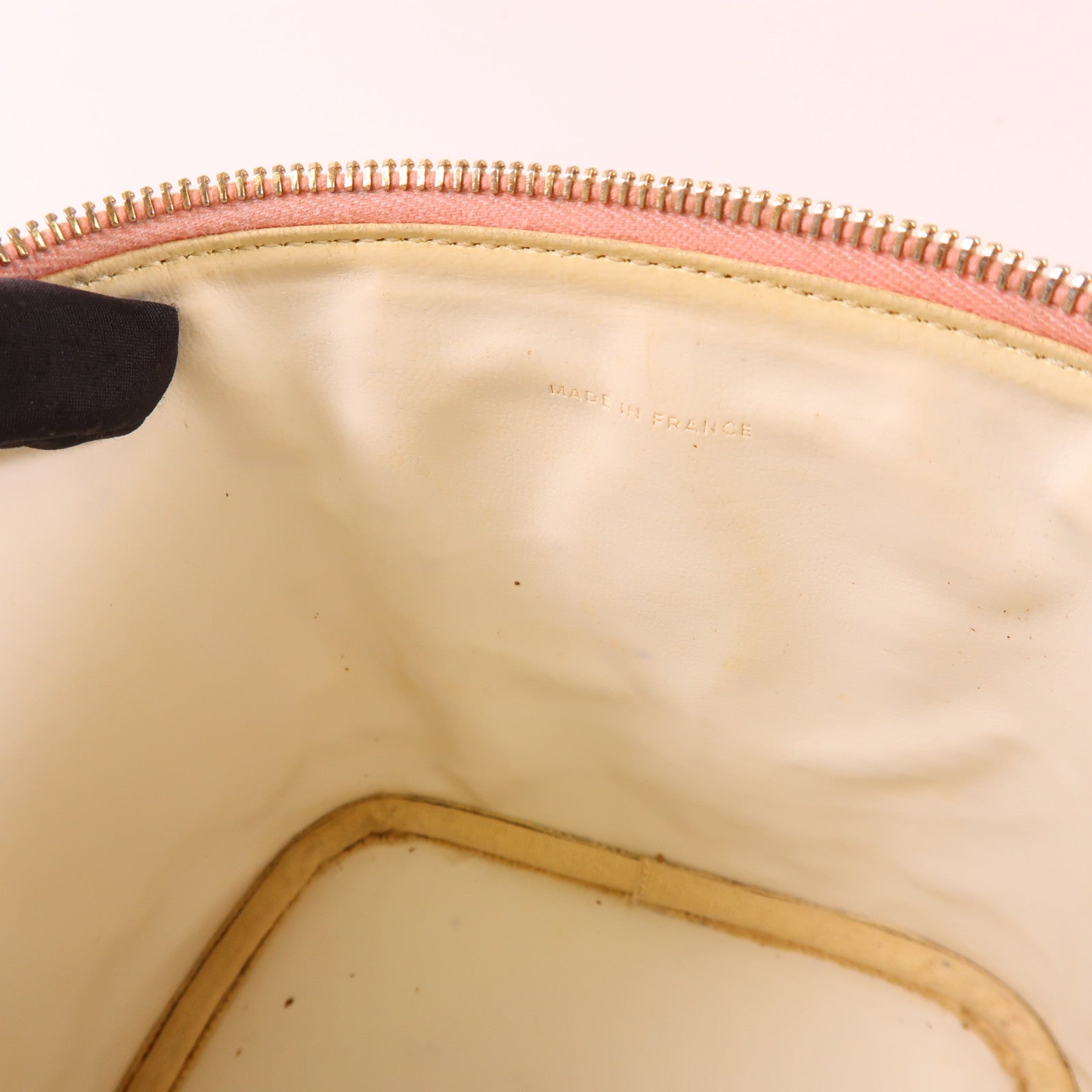 CHANEL 牛皮皮革Vintage Vanity Bag金扣手挽袋
