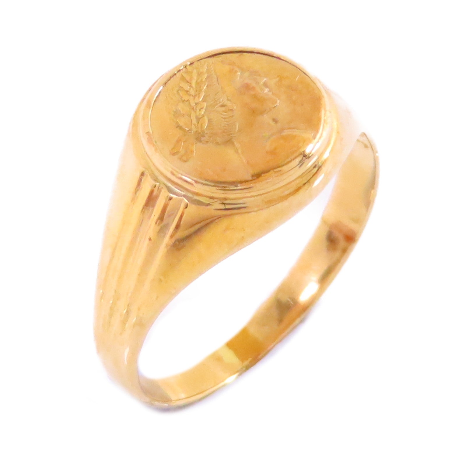 JEWELRY 14K黃金Gold Ring戒指US#4.75