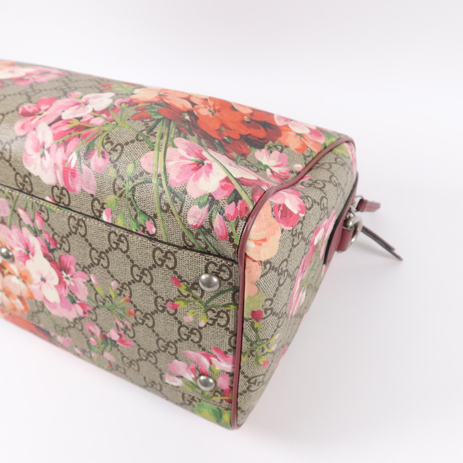 GUCCI 塗層帆布Blooms Boston波士頓包