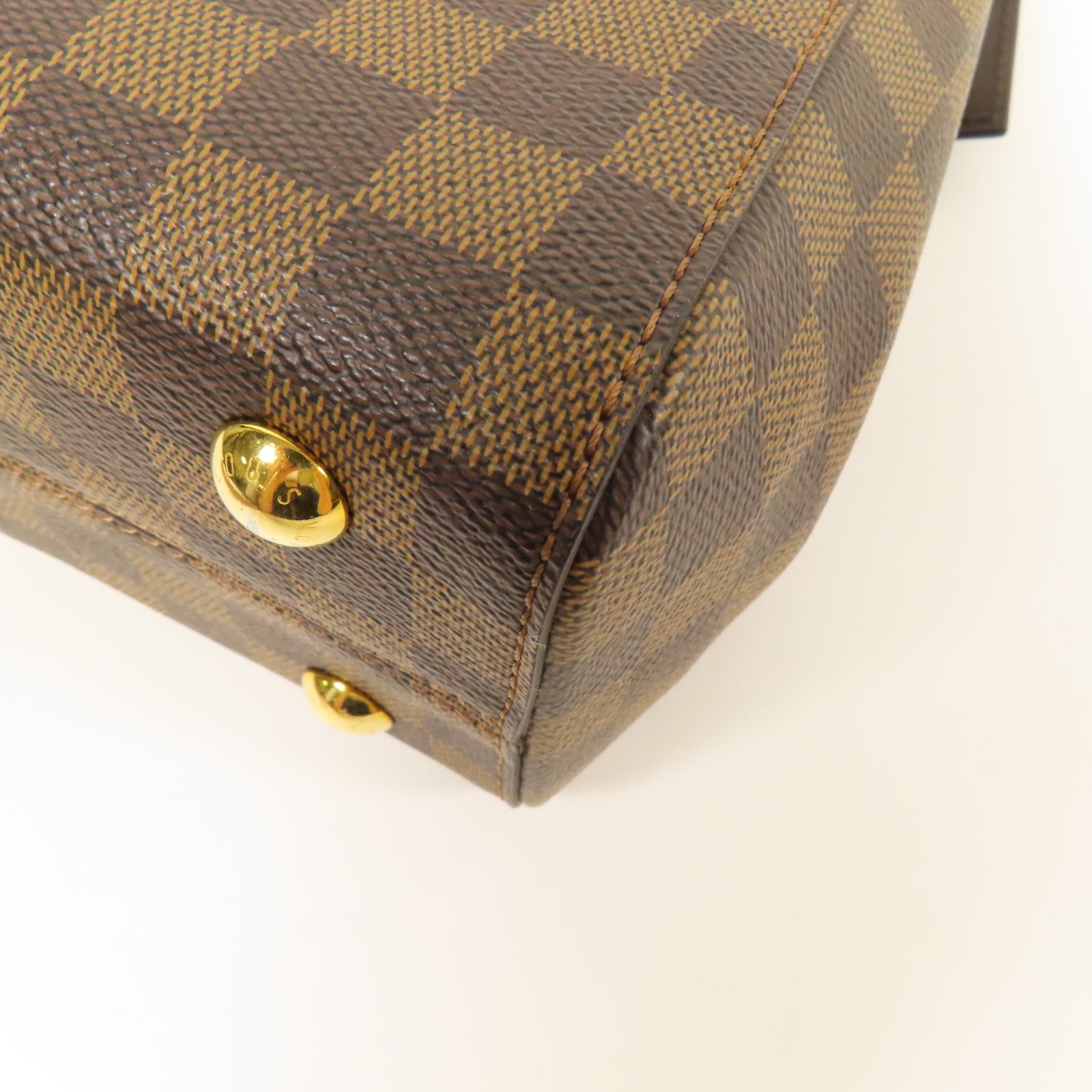 LOUIS VUITTON Damier Bond Street Magnolia金扣手挽肩背兩用袋