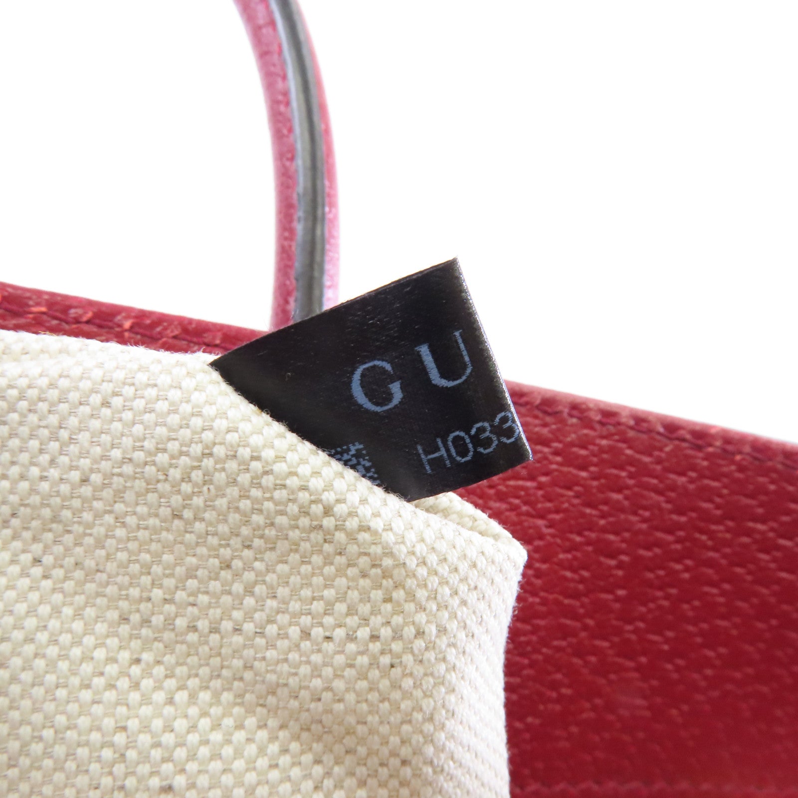 GUCCI 【激減優惠】塗層帆布Gucci X Doramon Tote Bag金扣手挽肩背兩用袋米色/紅色