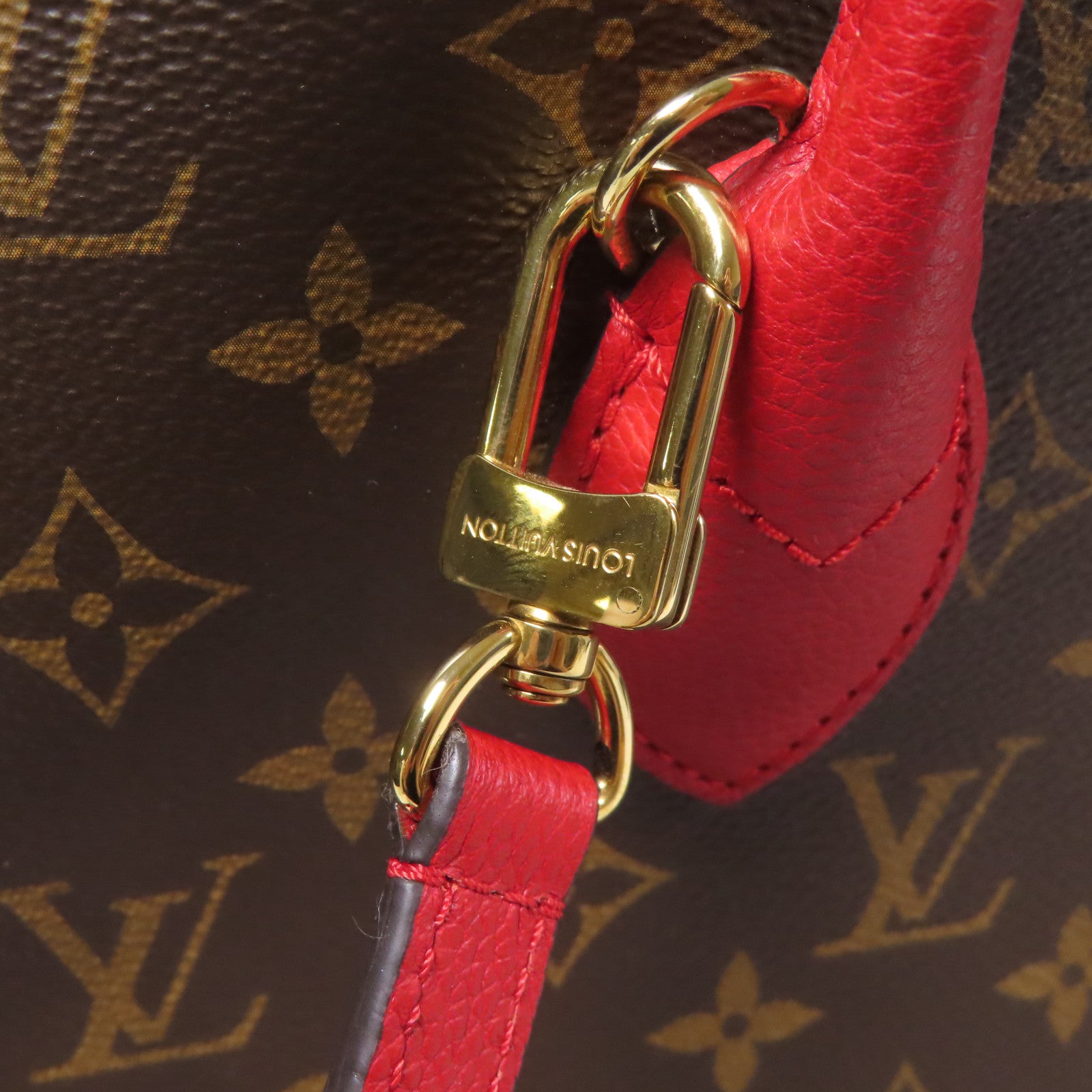 LOUIS VUITTON Monogram Flandrin金扣手挽肩背兩用袋