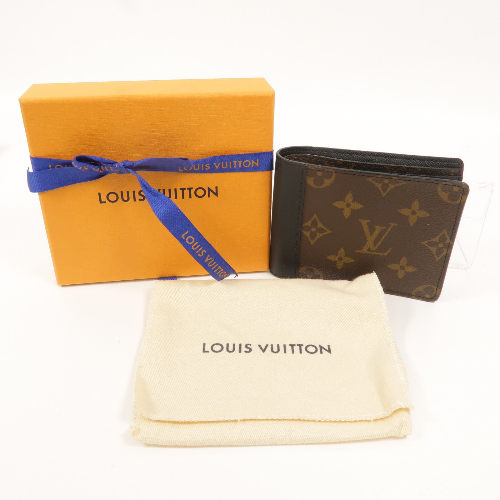 LOUIS VUITTON Monogram Macassar Multiple Wallet錢包