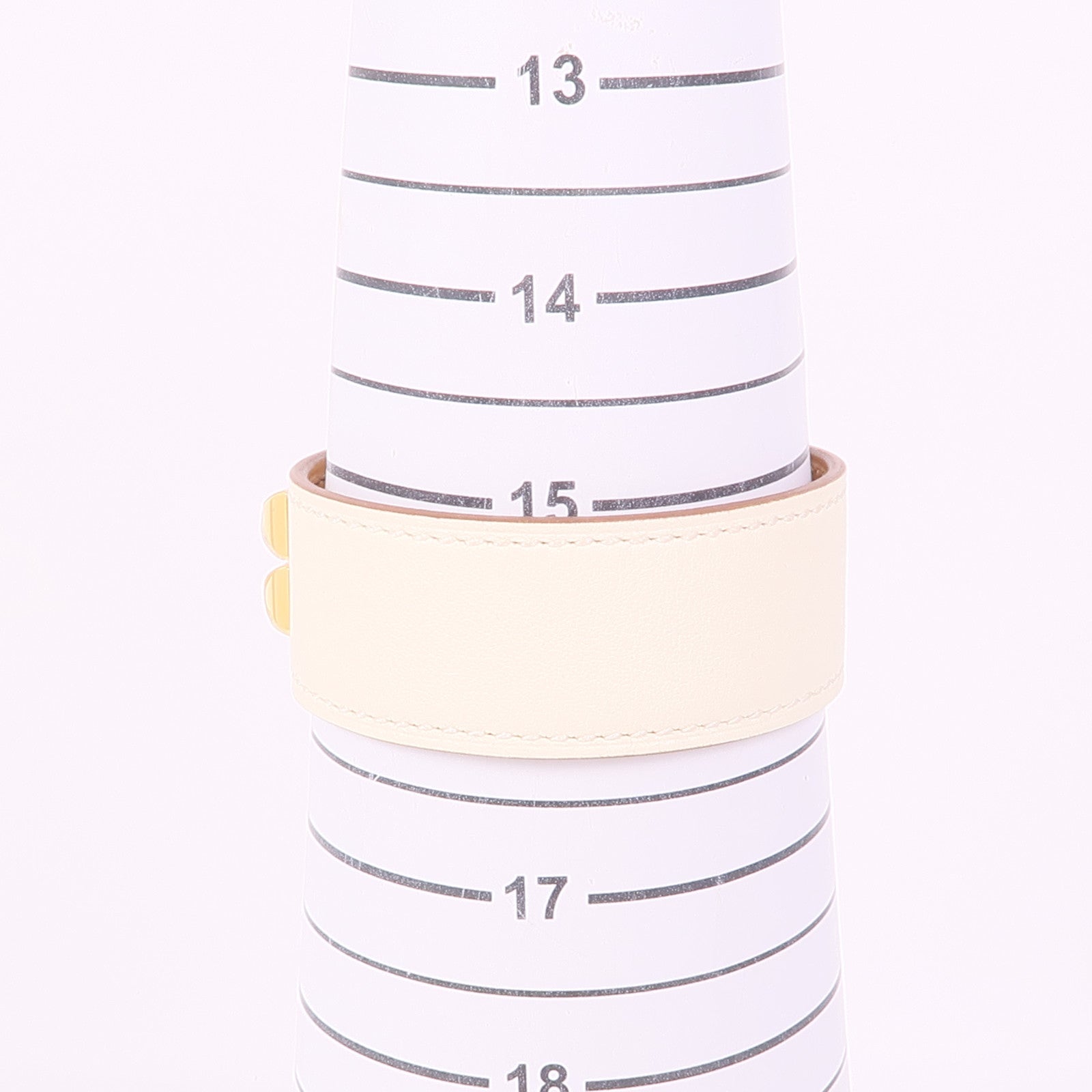 HERMES Swift皮革Collier De Chien 24 Bracelet金扣手鐲Nata