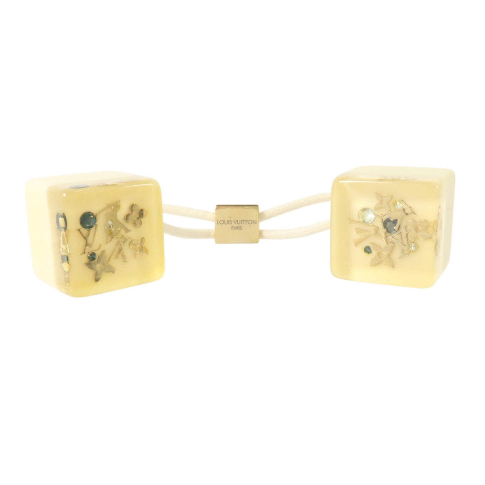 LOUIS VUITTON PVC Hair Cube髮圈