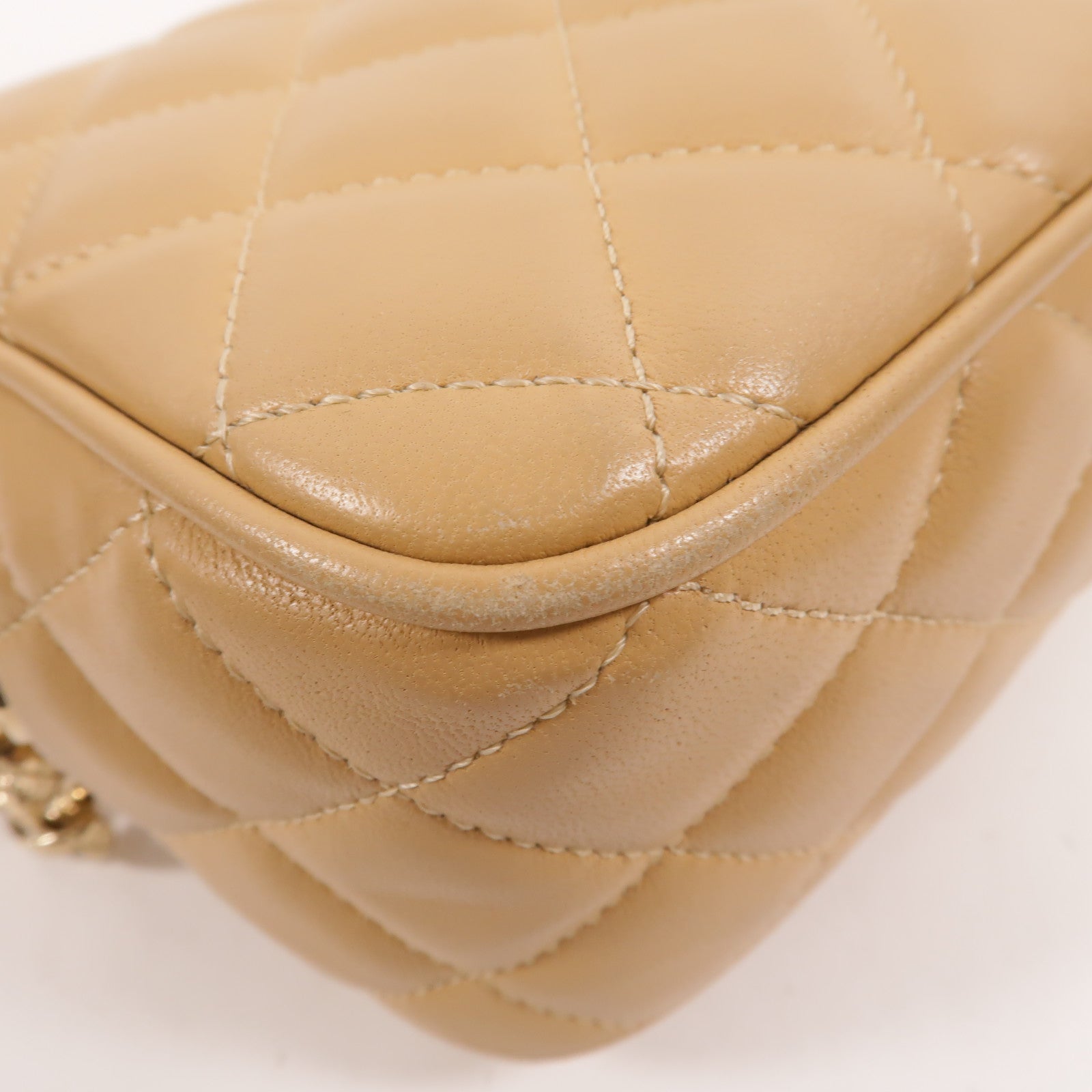 CHANEL 羊皮皮革Camera Bag肩背袋