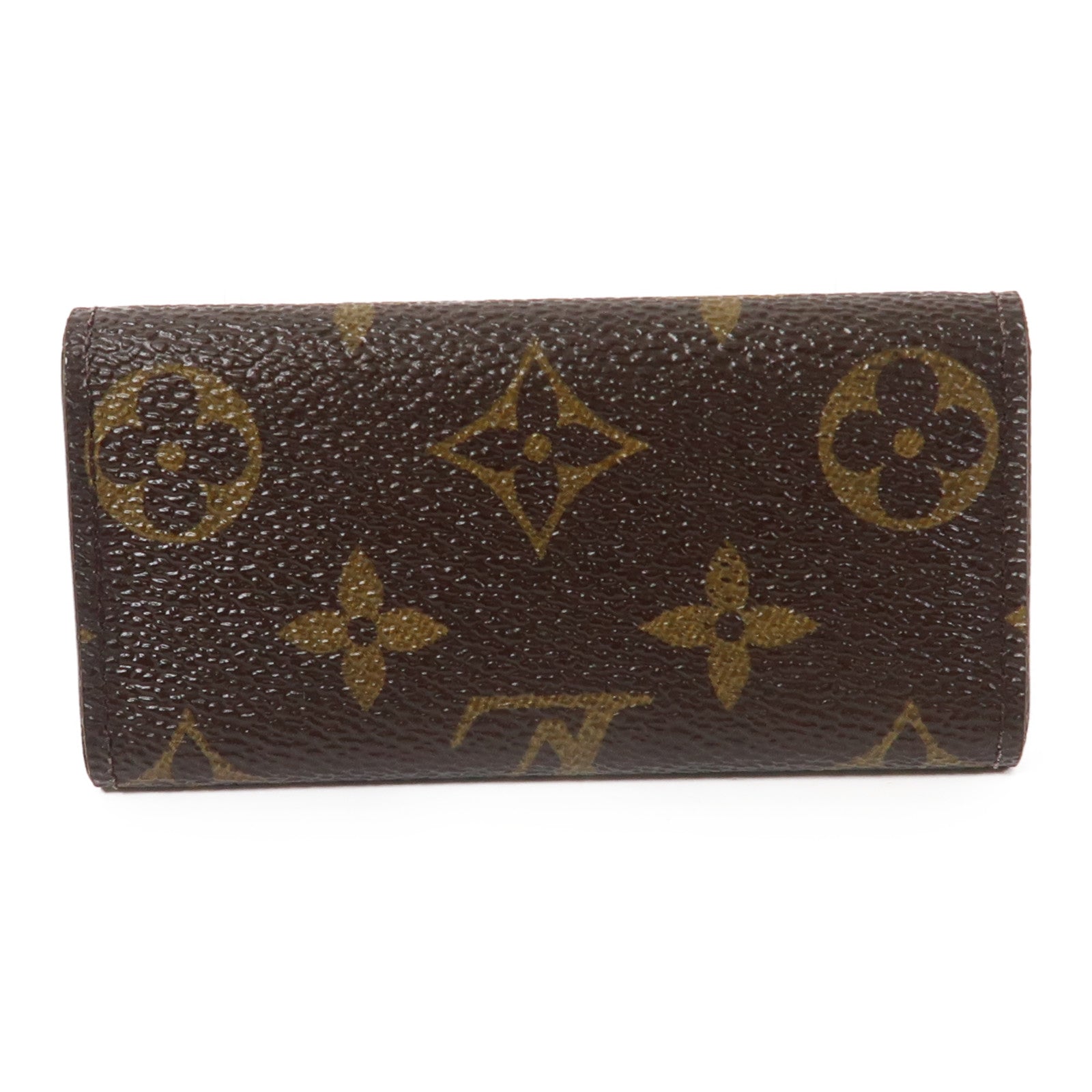 LOUIS VUITTON 【激減優惠】Monogram Key Holder金扣鑰匙扣啡色