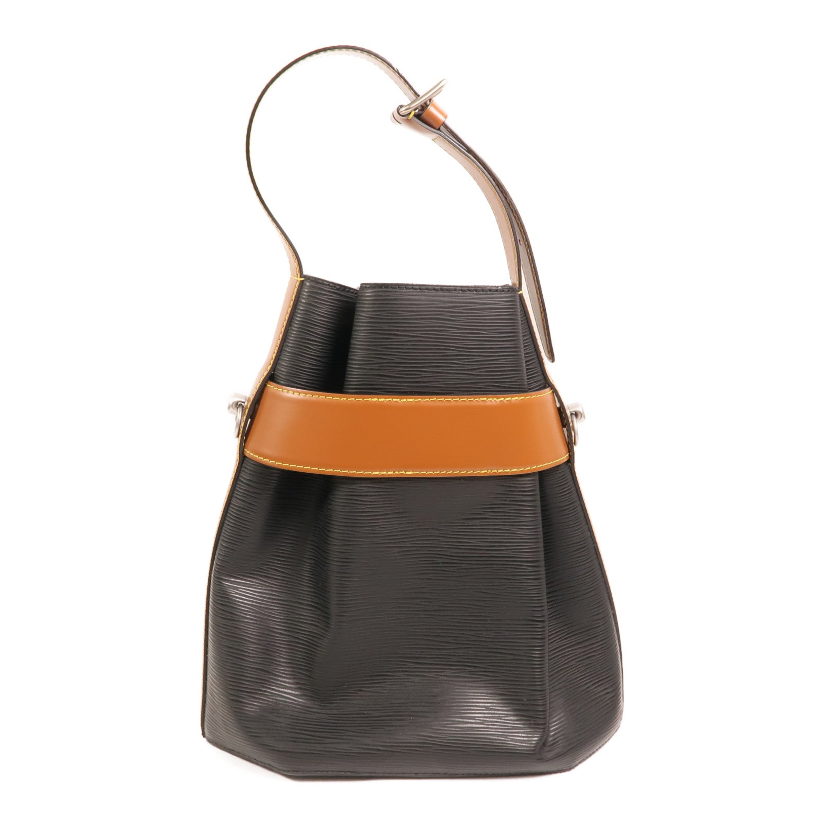 LOUIS VUITTON Epi Twist Bucket銀扣手挽肩背兩用袋