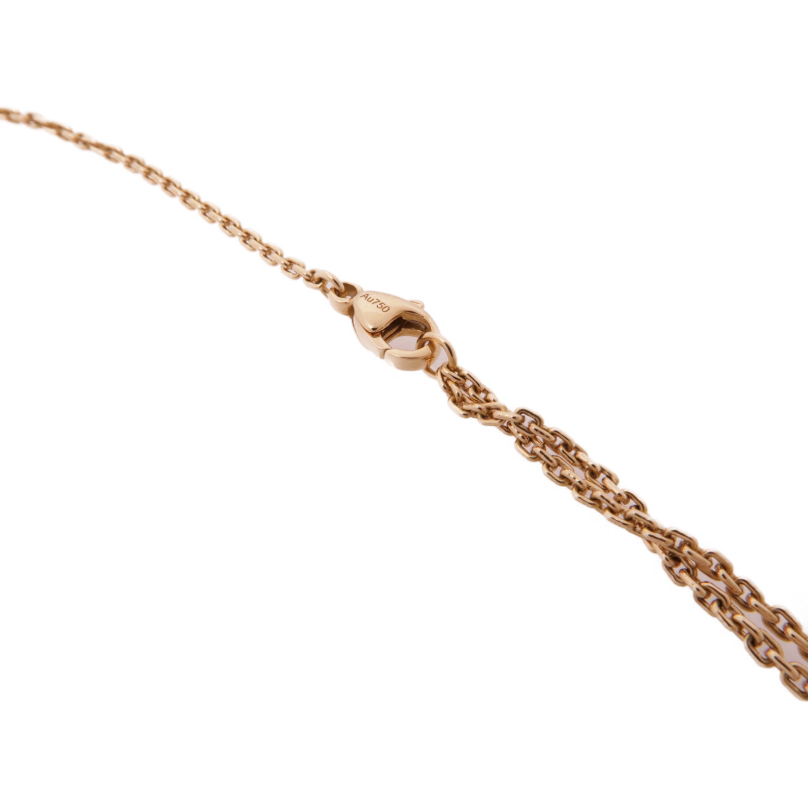 LOUIS VUITTON 【激減優惠】18K玫瑰金Vivienne Pendant鑽石項鍊