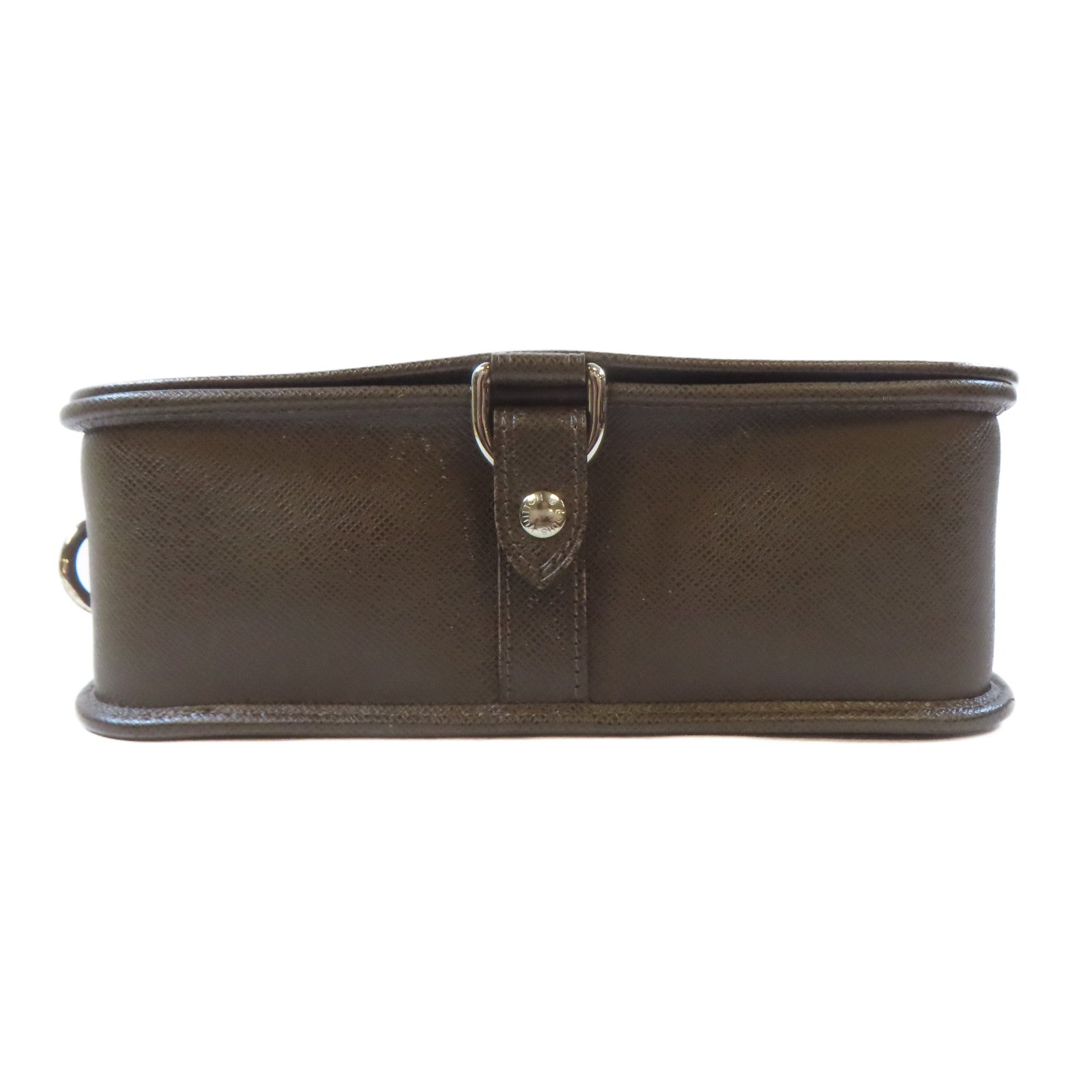 LOUIS VUITTON Taiga Andrei Messenger Bag銀扣肩背袋啡色