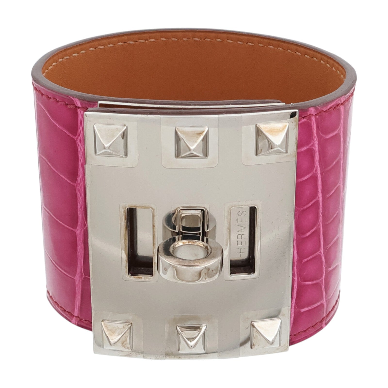 HERMES 鱷魚皮革Kelly Dog Extreme Bracelet手鐲