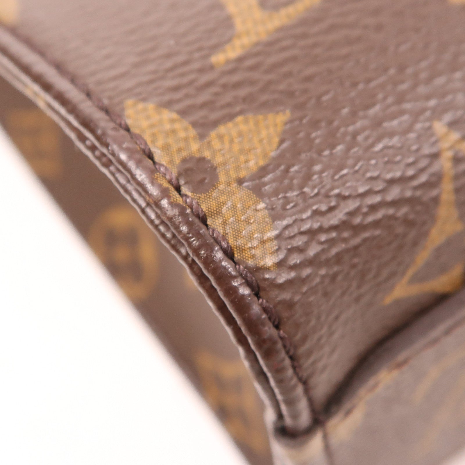 LOUIS VUITTON LV GHW Sac Plat BB 2 Way Shoulder Handbag M45847 Monogram Brown