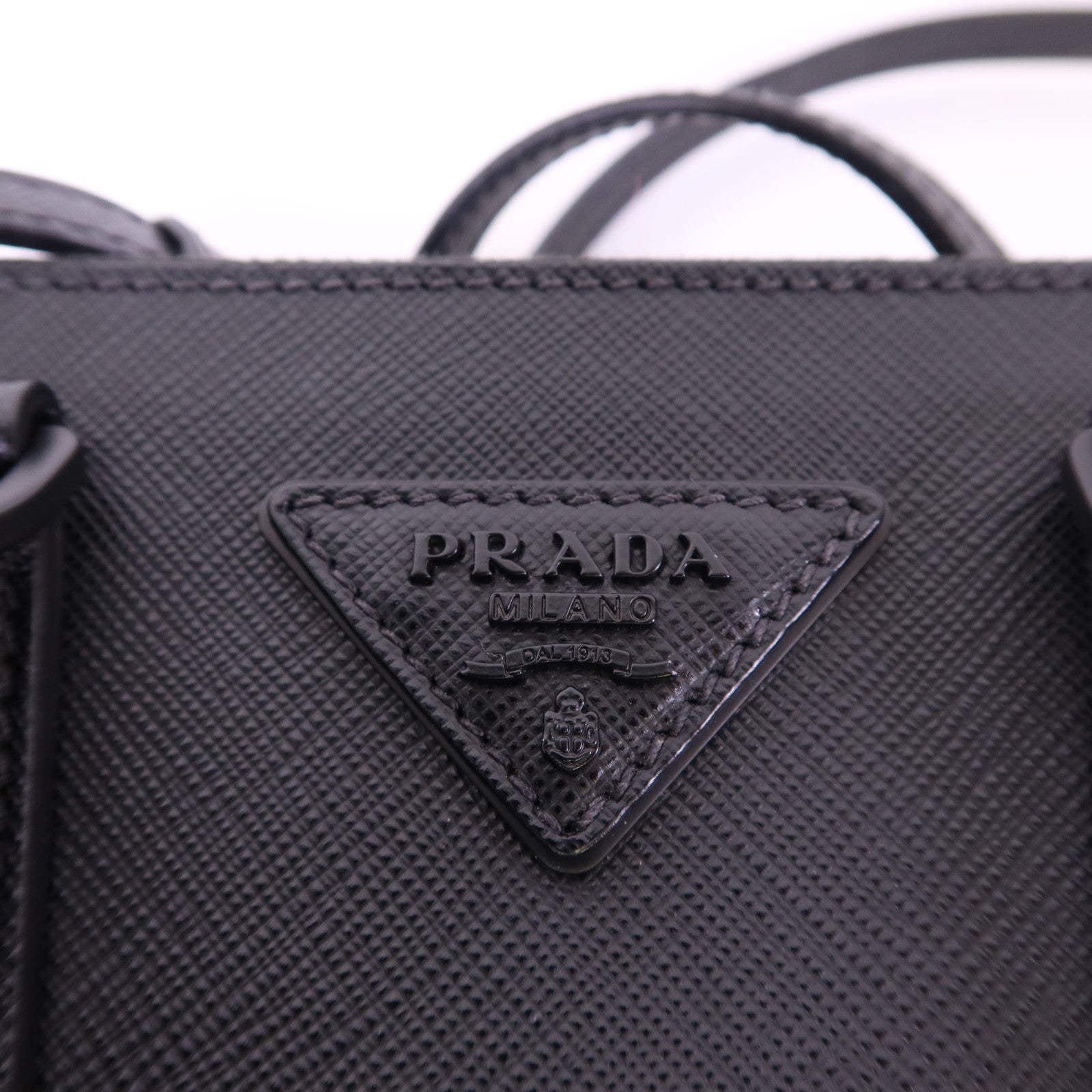 PRADA Saffiano皮革Galleria Nano手挽肩背兩用袋