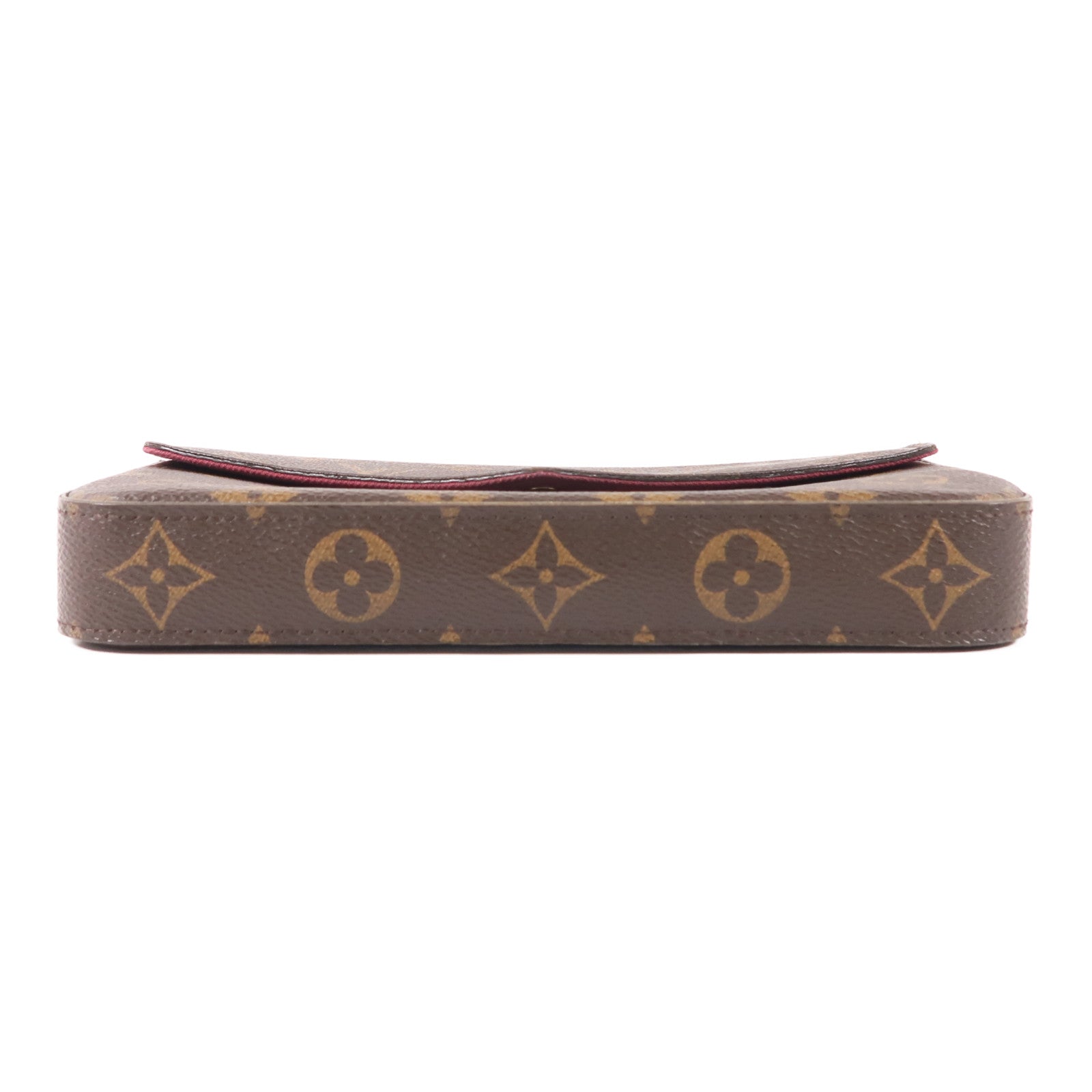 LOUIS VUITTON LV GHW Pochette Felicie Chain Shoulder Bag M61276 Monogram Brown