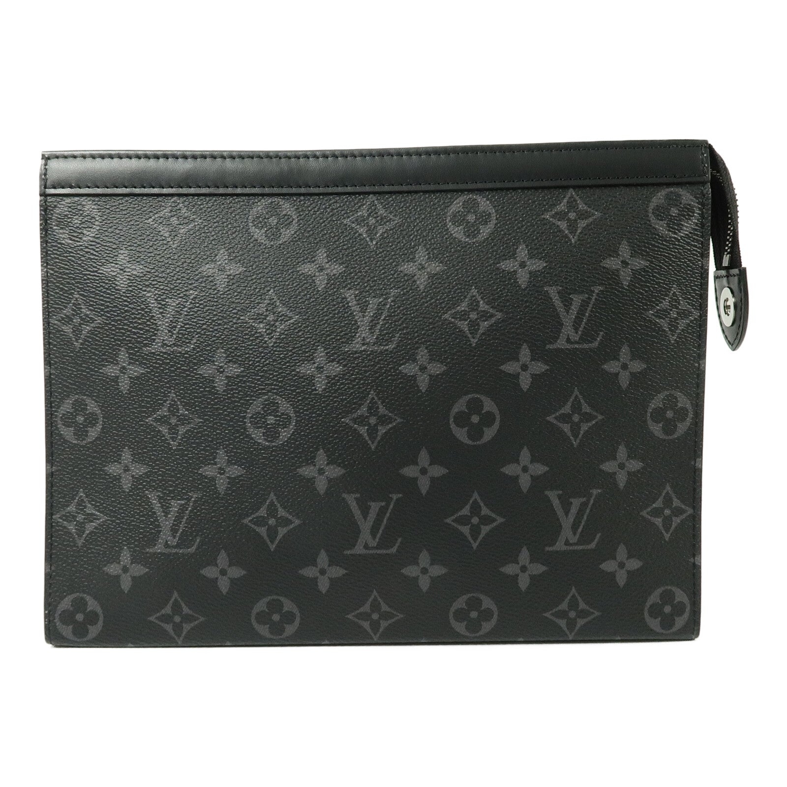 LOUIS VUITTON Monogram Eclipse Pochette Voyage MM手拿包