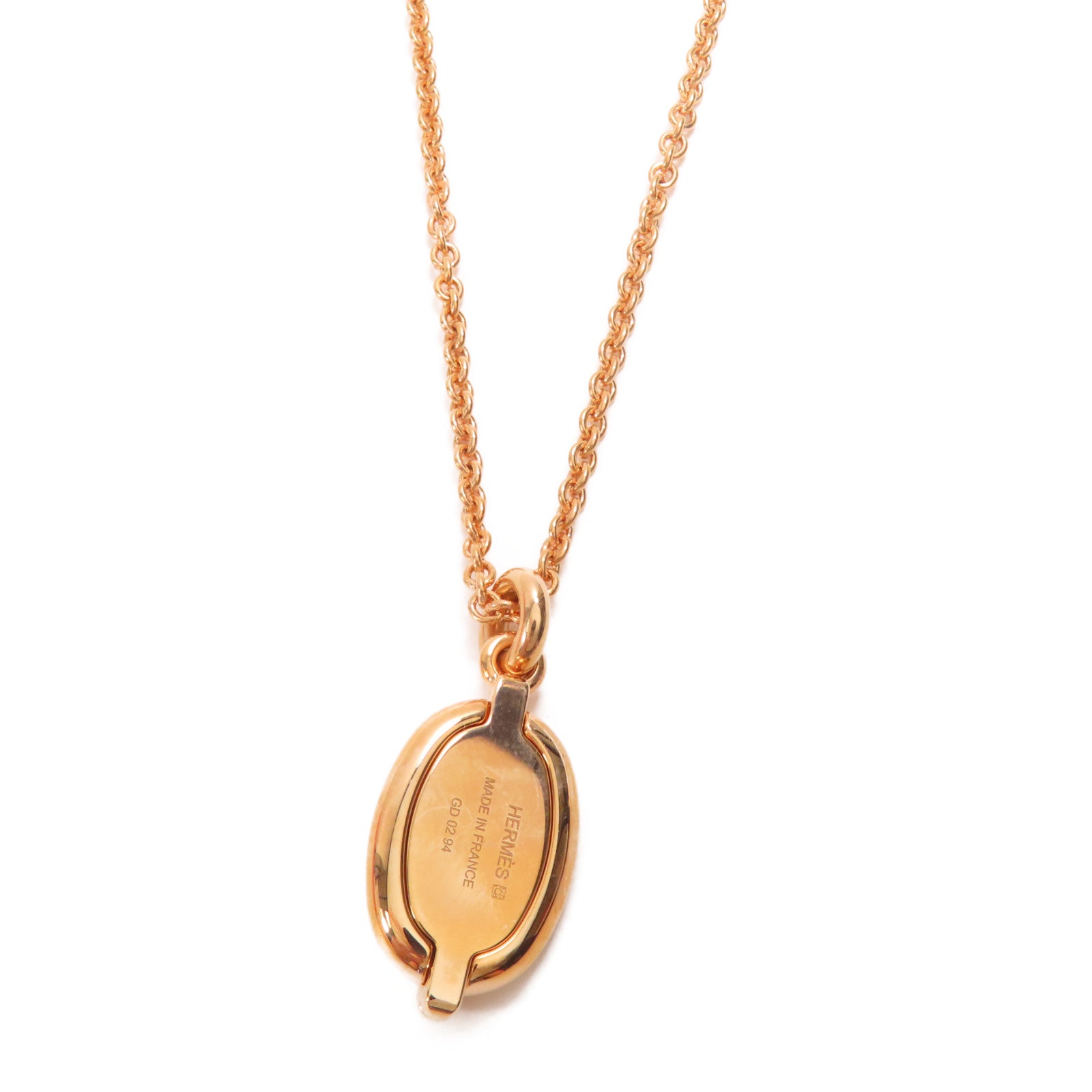 HERMES 金屬Mini Maillon項鍊