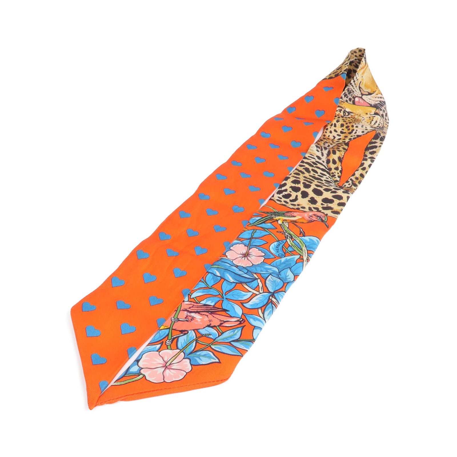 HERMES 絲質Twilly絲巾