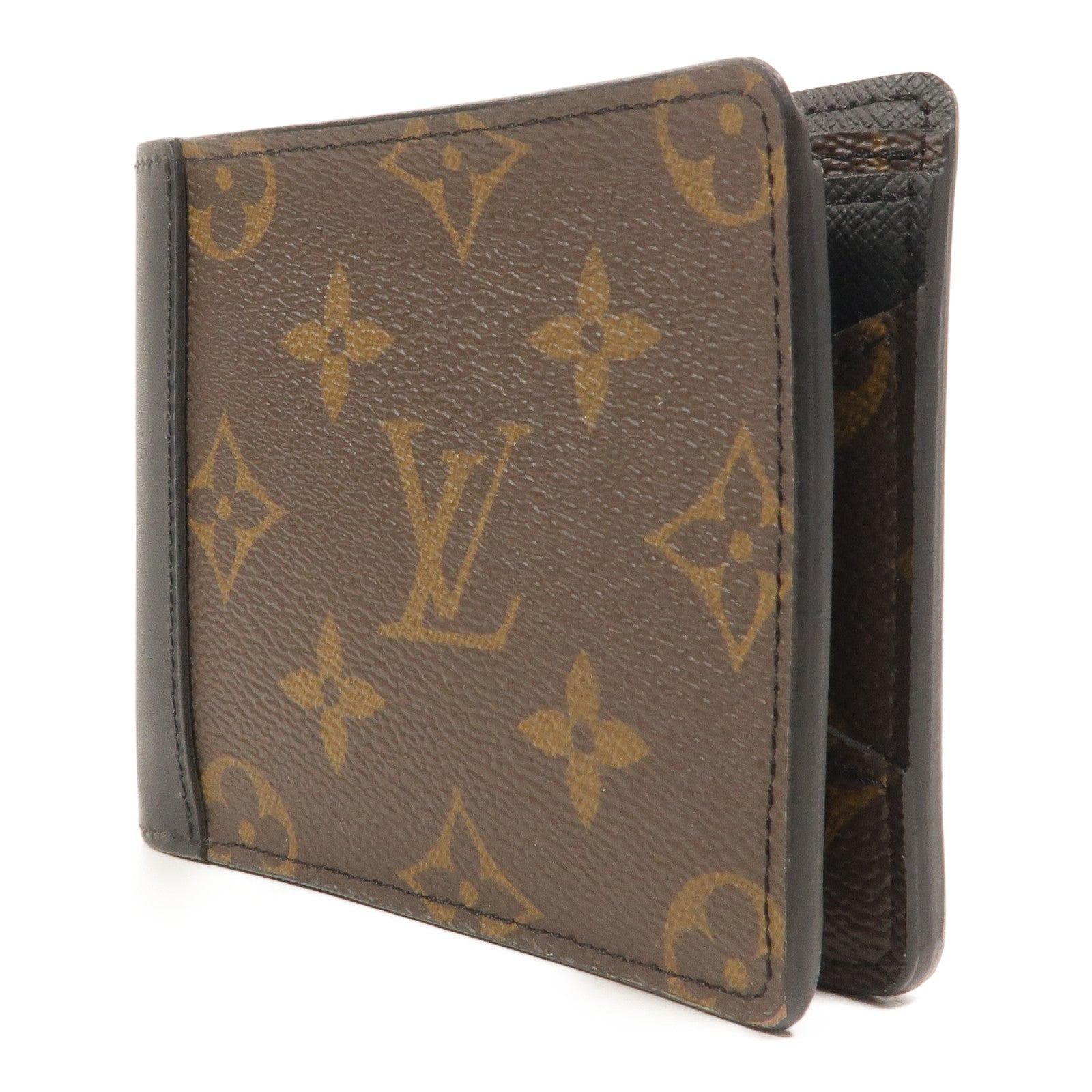 LOUIS VUITTON Monogram Macassar Multiple Wallet錢包