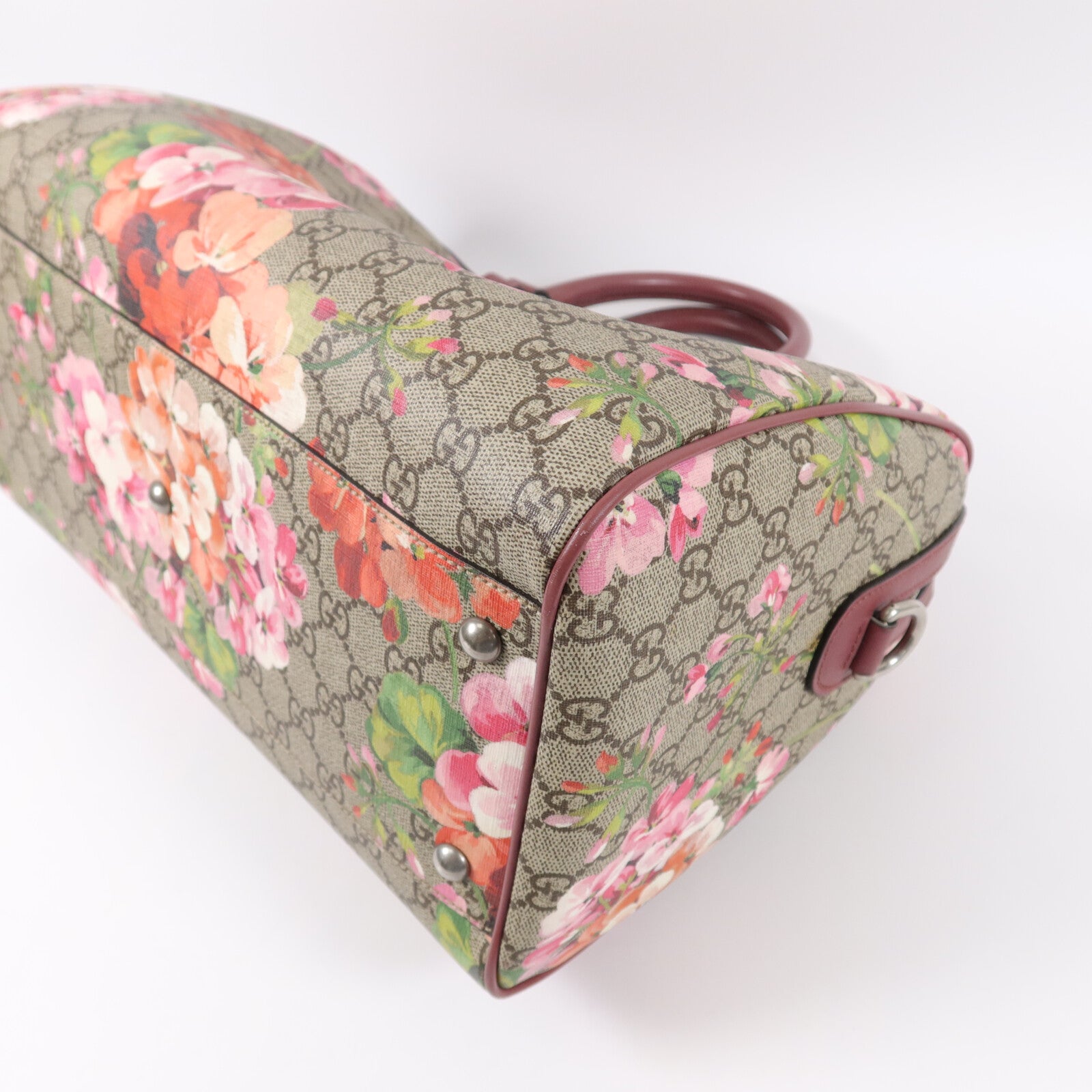 GUCCI 塗層帆布Blooms Boston波士頓包