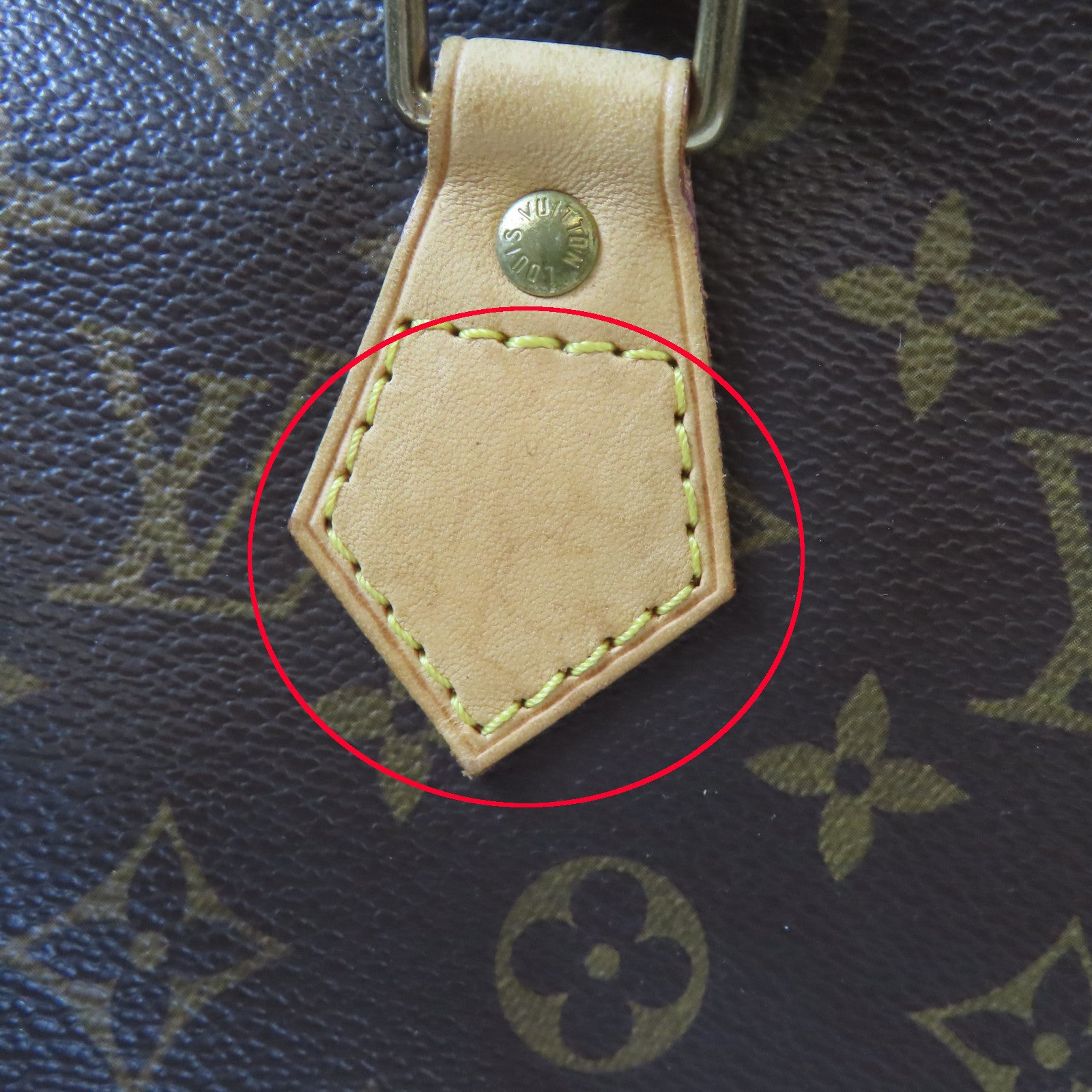 LOUIS VUITTON Monogram Speedy 25金扣手挽袋啡色