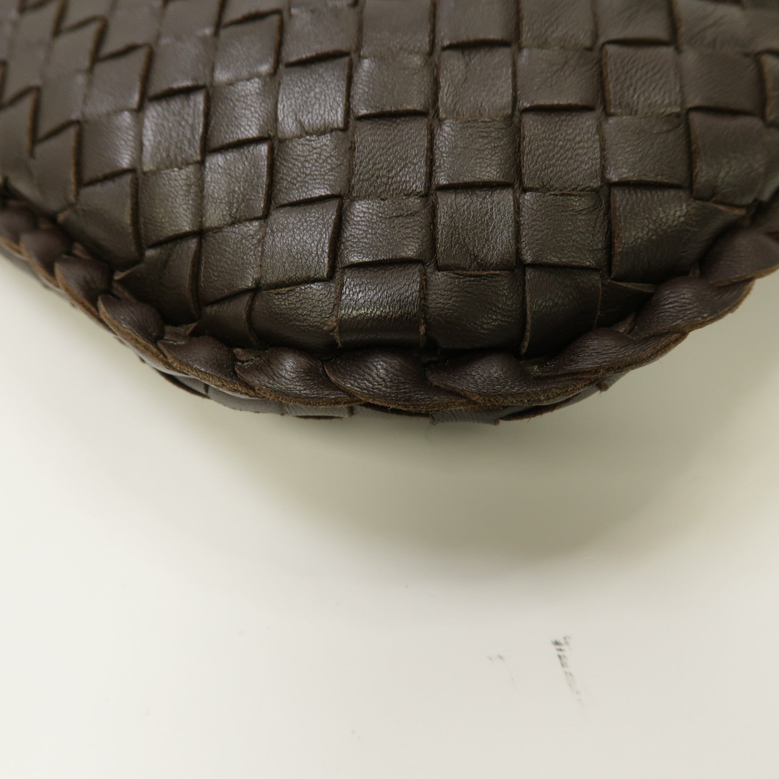 BOTTEGA VENETA 織紋皮革Shoulder Bag肩背袋啡色
