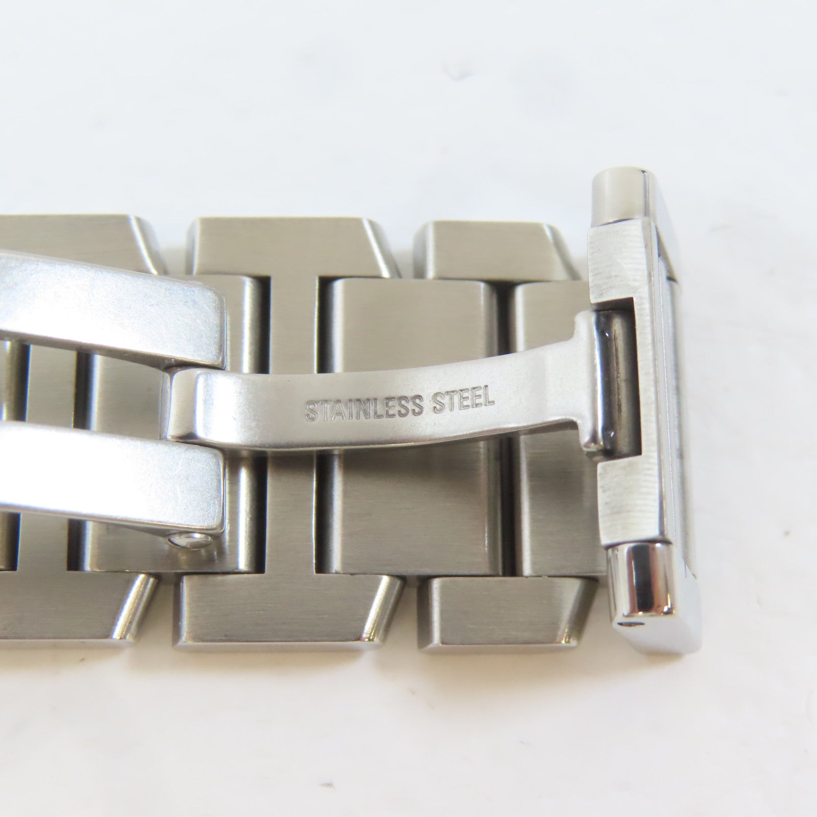 CARTIER Tank Francaise不鏽鋼手錶自動機芯白色#16.75cm