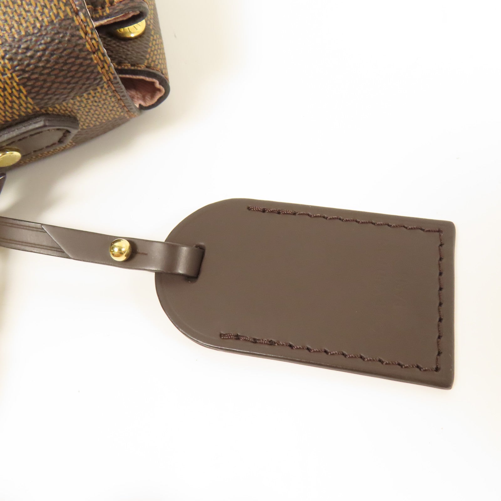 LOUIS VUITTON Damier Bond Street Magnolia金扣手挽肩背兩用袋