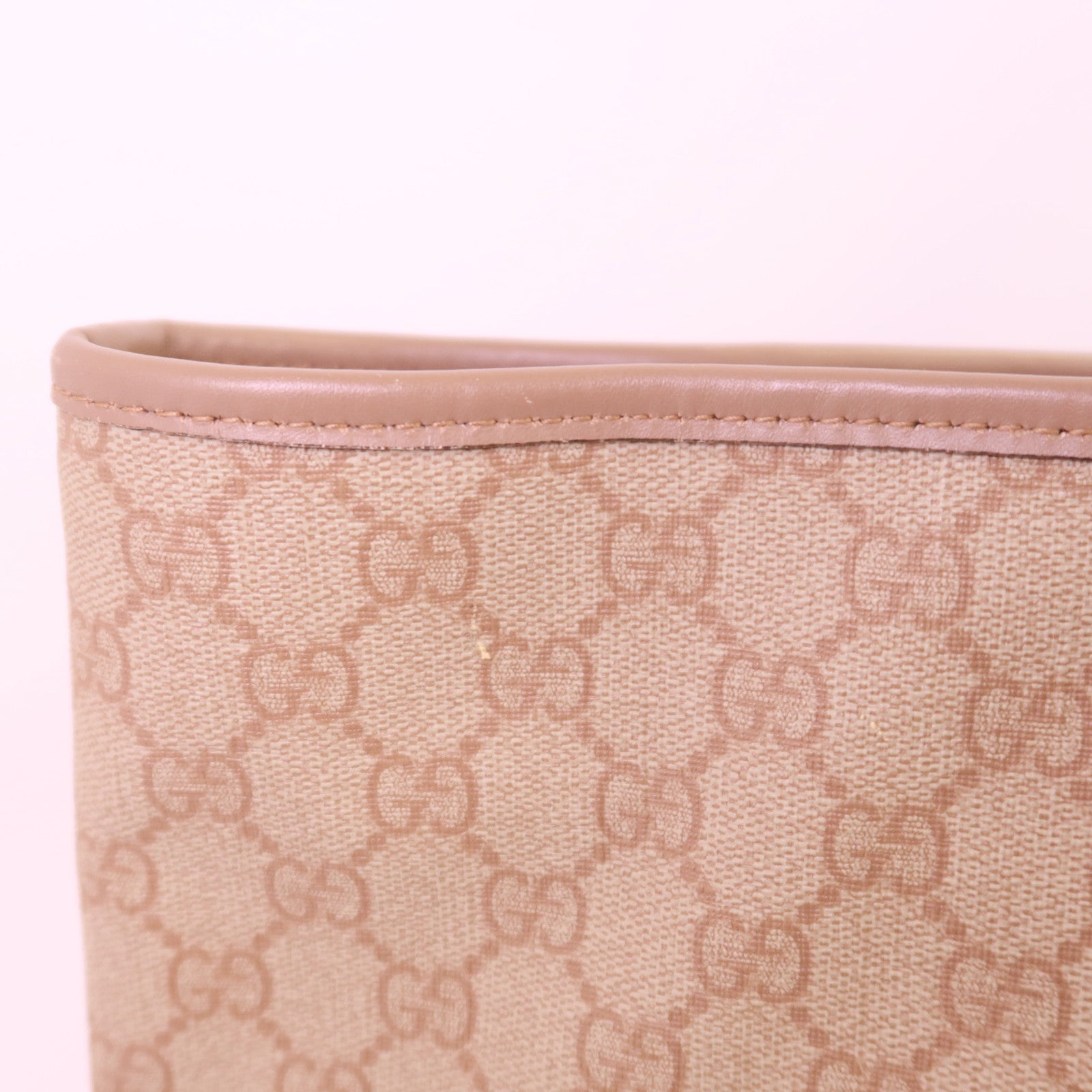 GUCCI 塗層帆布Tote Bag金扣肩背袋