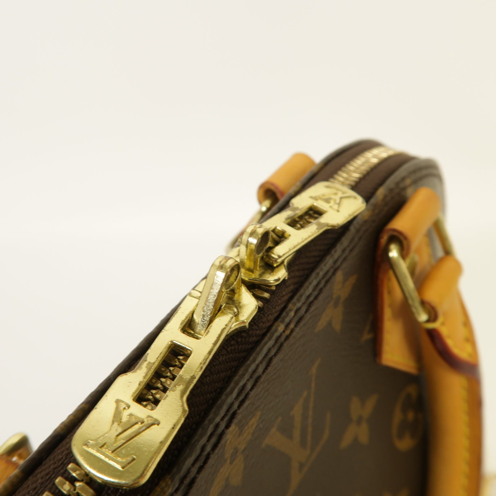LOUIS VUITTON 【激減優惠】Monogram Alma金扣手挽肩背兩用袋棕色
