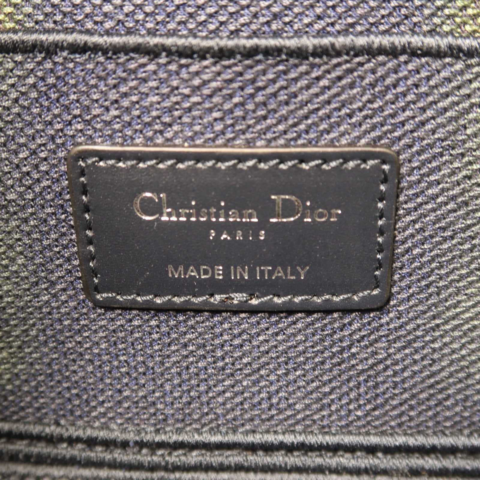 Dior 帆布Dior Travel Vanity Case銀扣手挽肩背兩用袋