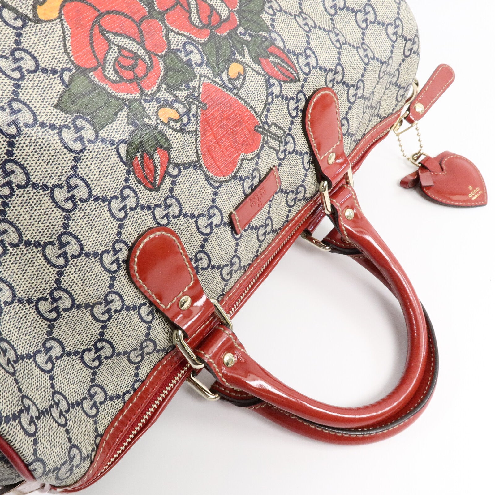 GUCCI 塗層帆布Boston Bag手挽袋