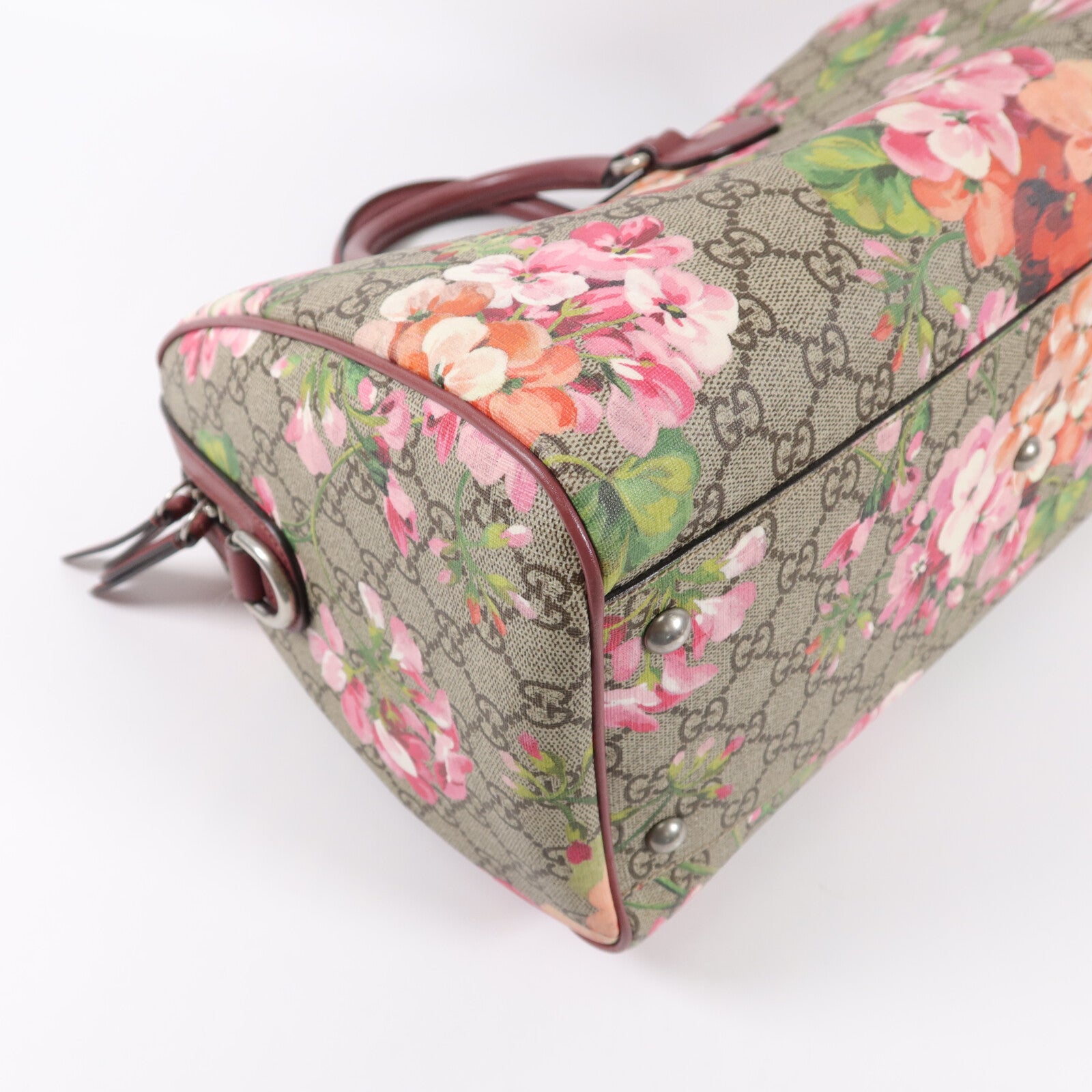 GUCCI 塗層帆布Blooms Boston波士頓包