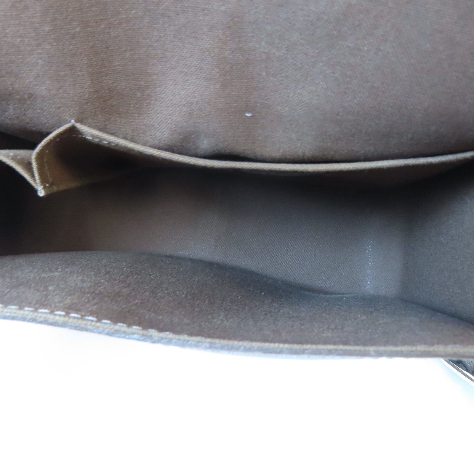 LOUIS VUITTON Taiga Andrei Messenger Bag銀扣肩背袋啡色