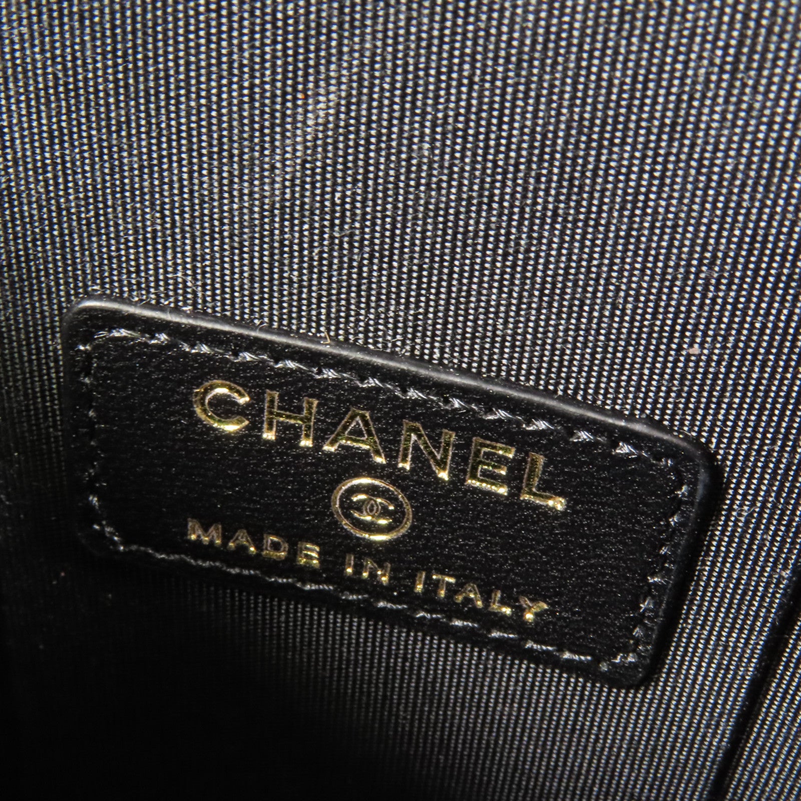 CHANEL 羊皮皮革Chain Shoulder金扣肩背袋