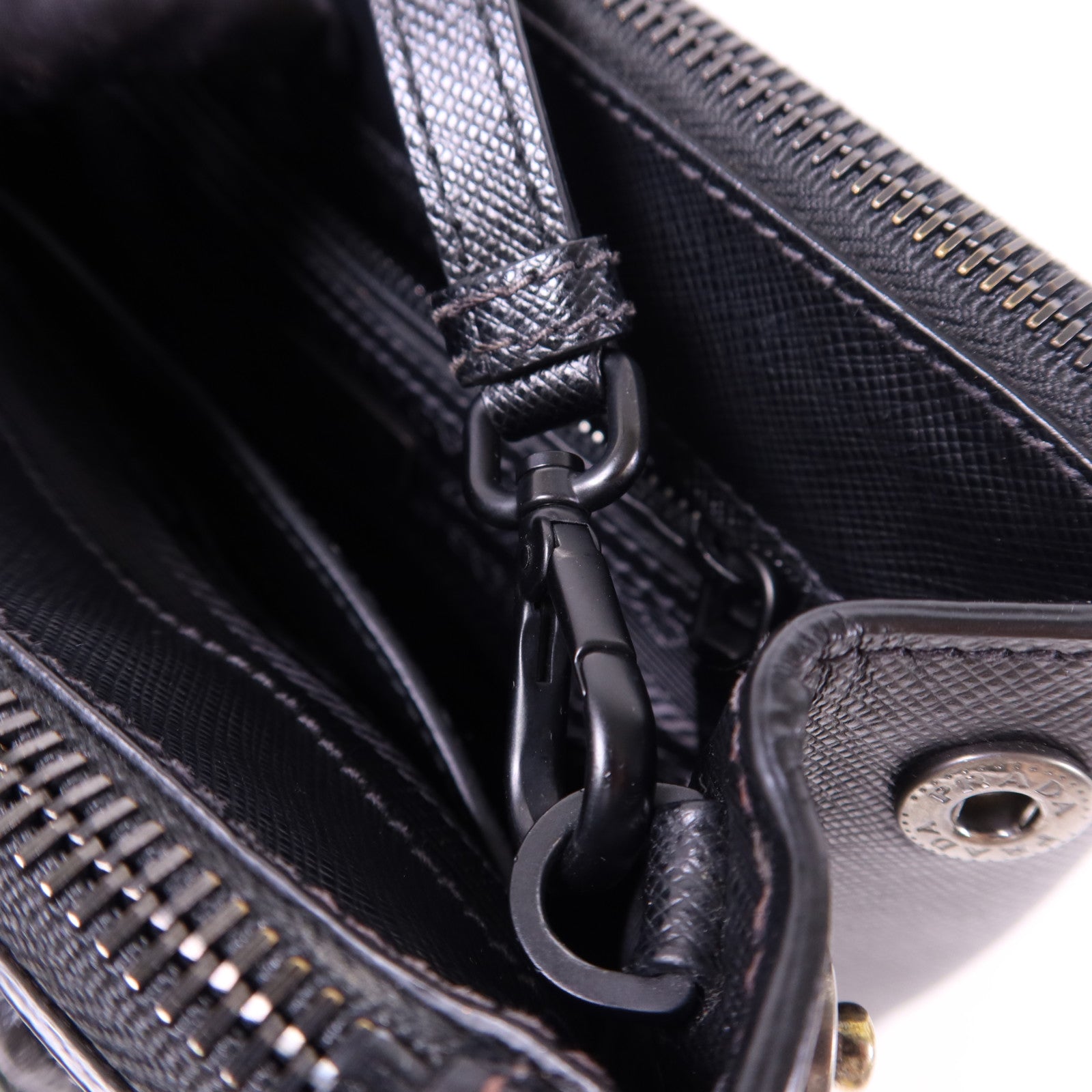 PRADA Saffiano皮革Galleria Nano手挽肩背兩用袋