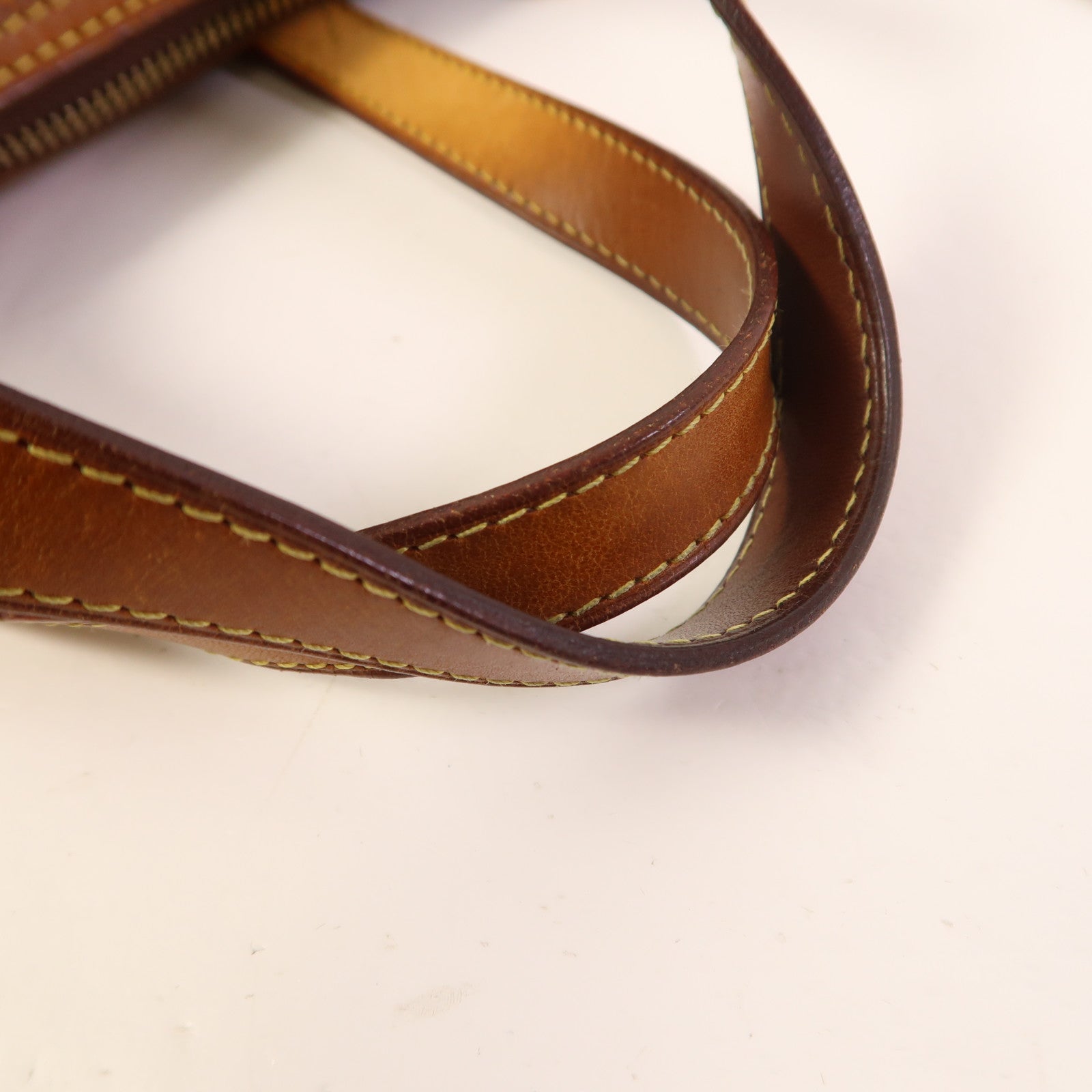 LOUIS VUITTON Monogram Palermo PM金扣手挽肩背兩用袋棕色