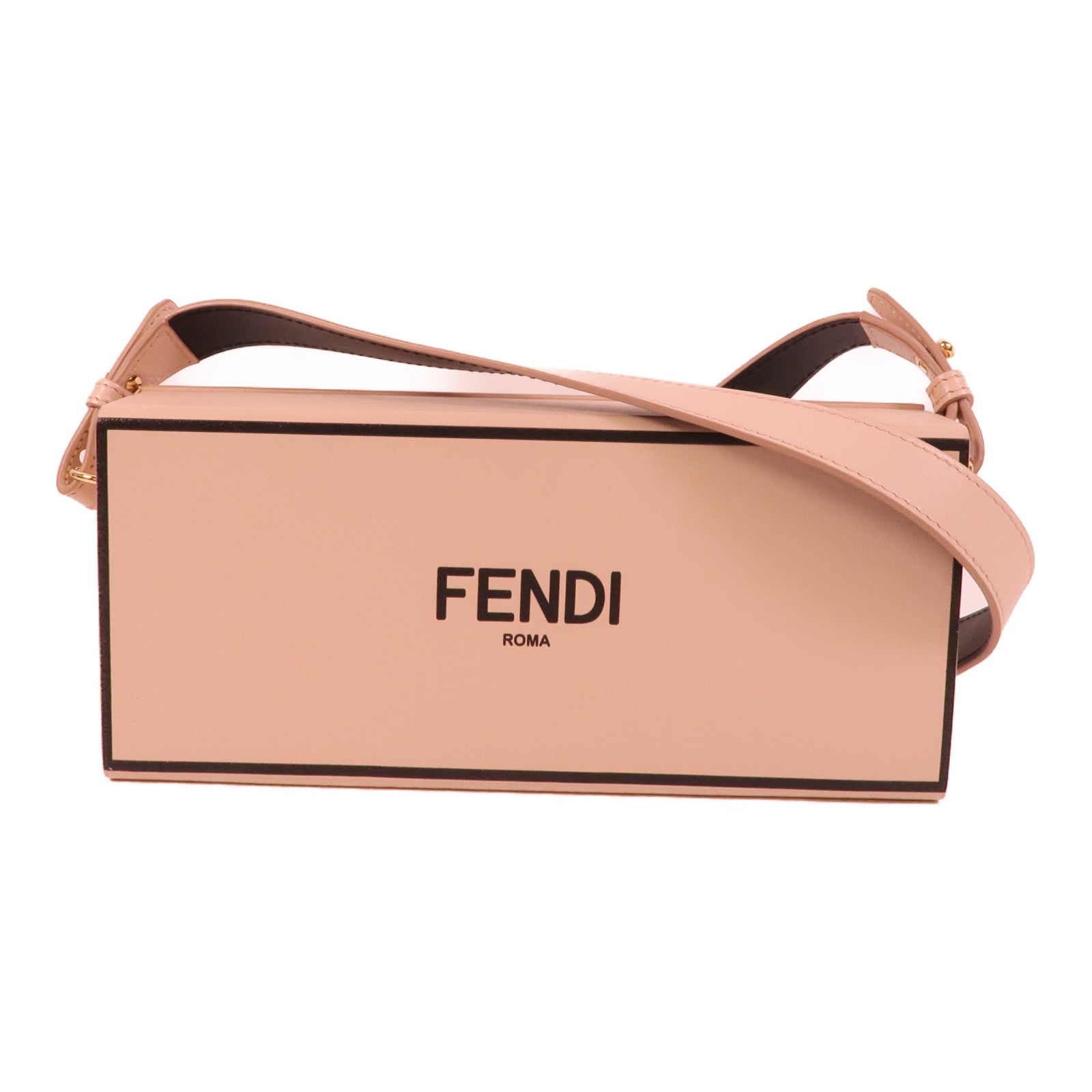FENDI 牛皮皮革Horizontal Box Bag肩背袋