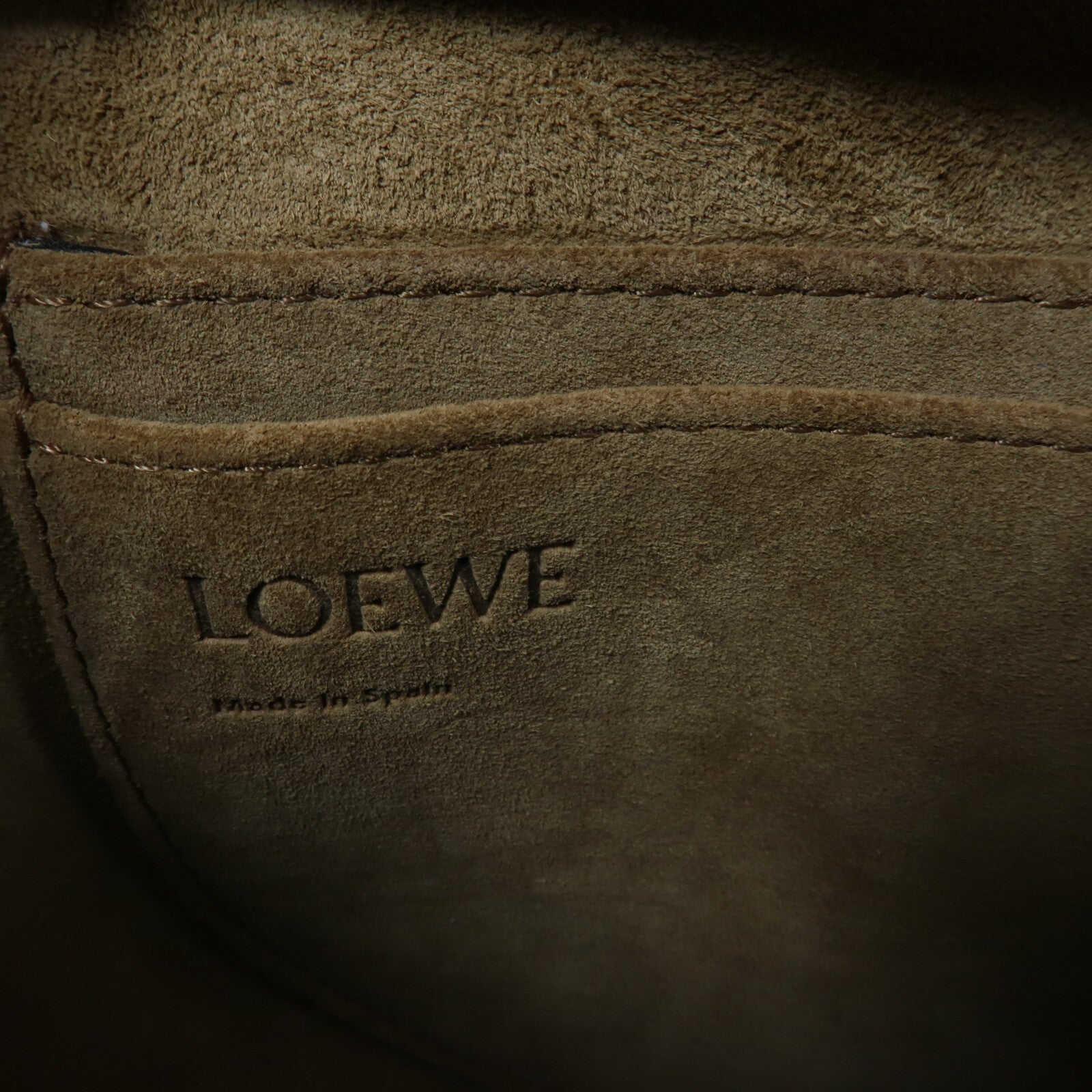 LOEWE 牛皮皮革Mini Gate肩背袋