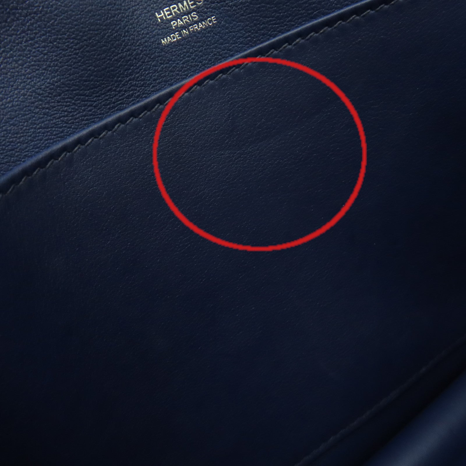 HERMES 麂皮皮革/Swift皮革Roulis 23 Shoulder Bag銀扣肩背袋Bleu Marine海軍藍