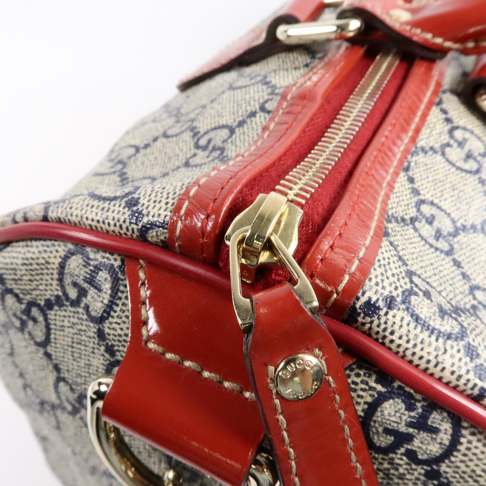 GUCCI 塗層帆布Boston Bag手挽袋