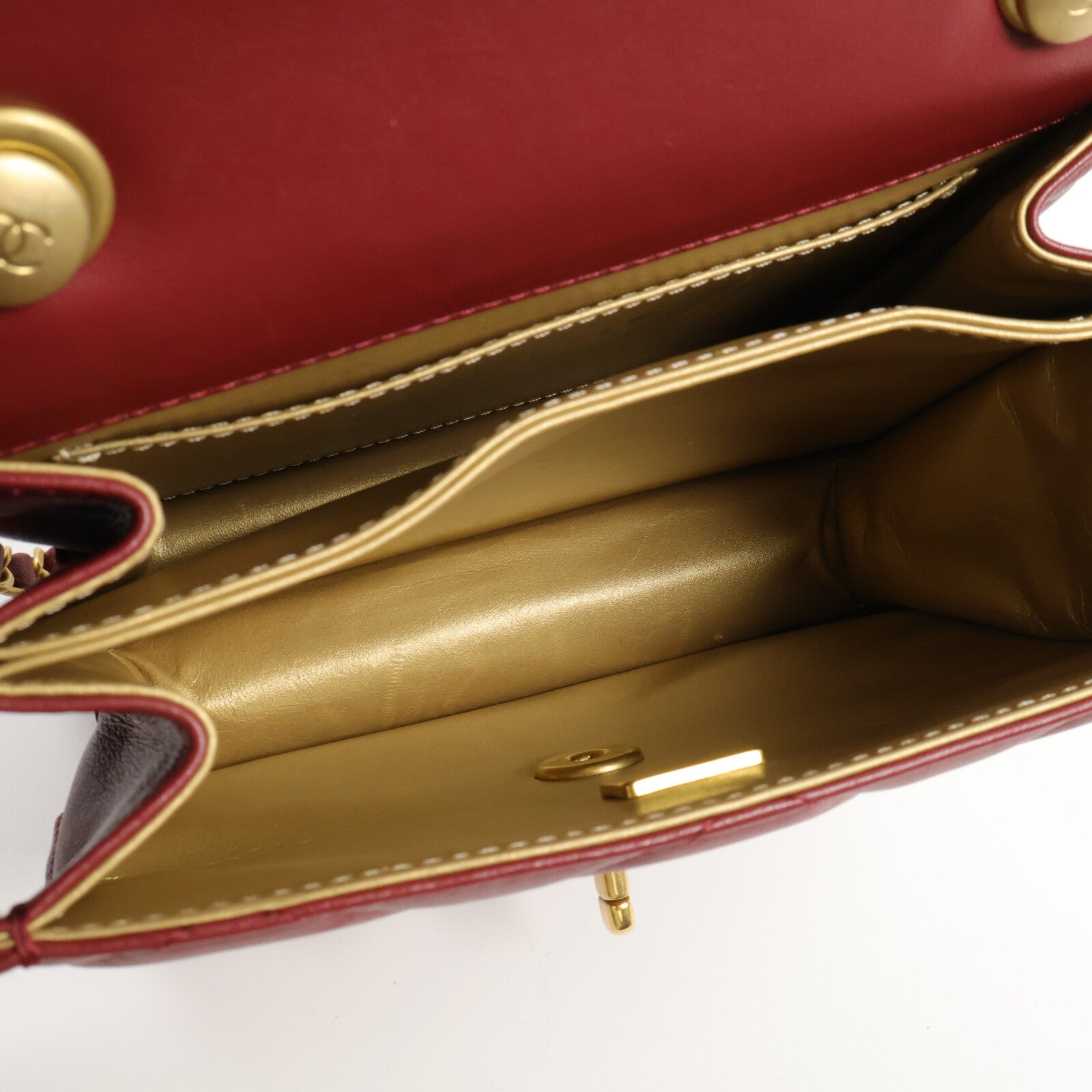 CHANEL 羊皮皮革Chain Shoulder Bag鏈帶肩背袋