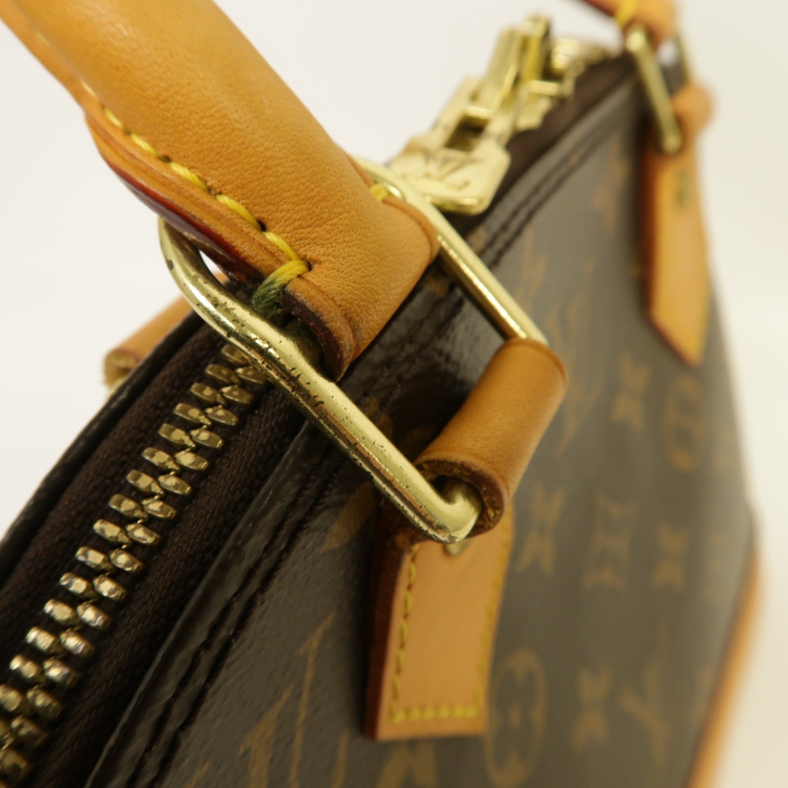 LOUIS VUITTON 【激減優惠】Monogram Alma金扣手挽肩背兩用袋棕色