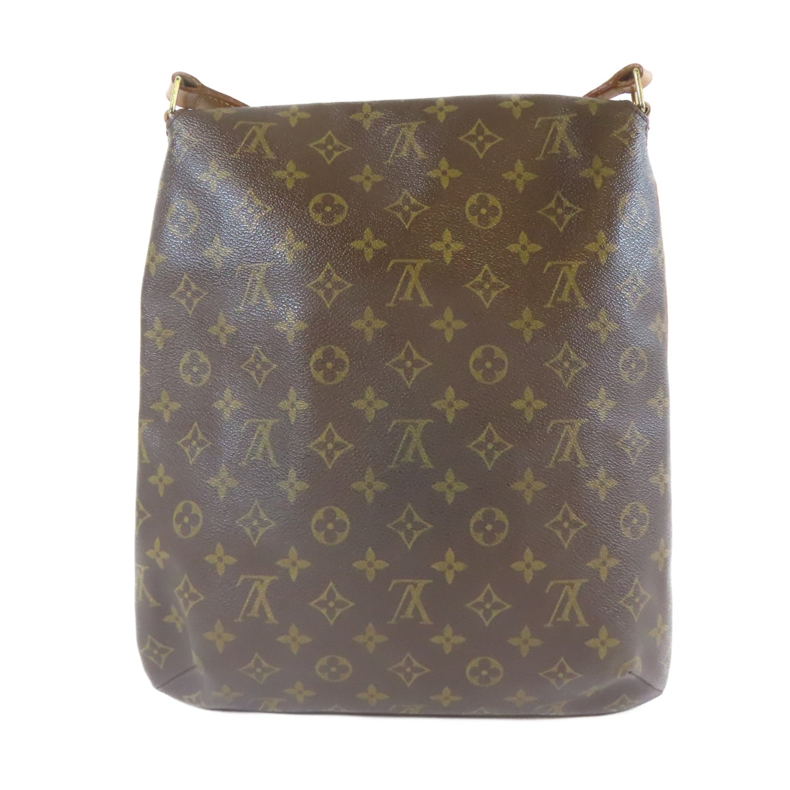 LOUIS VUITTON 【激減優惠】Monogram Musette Crossbody金扣肩背袋啡色