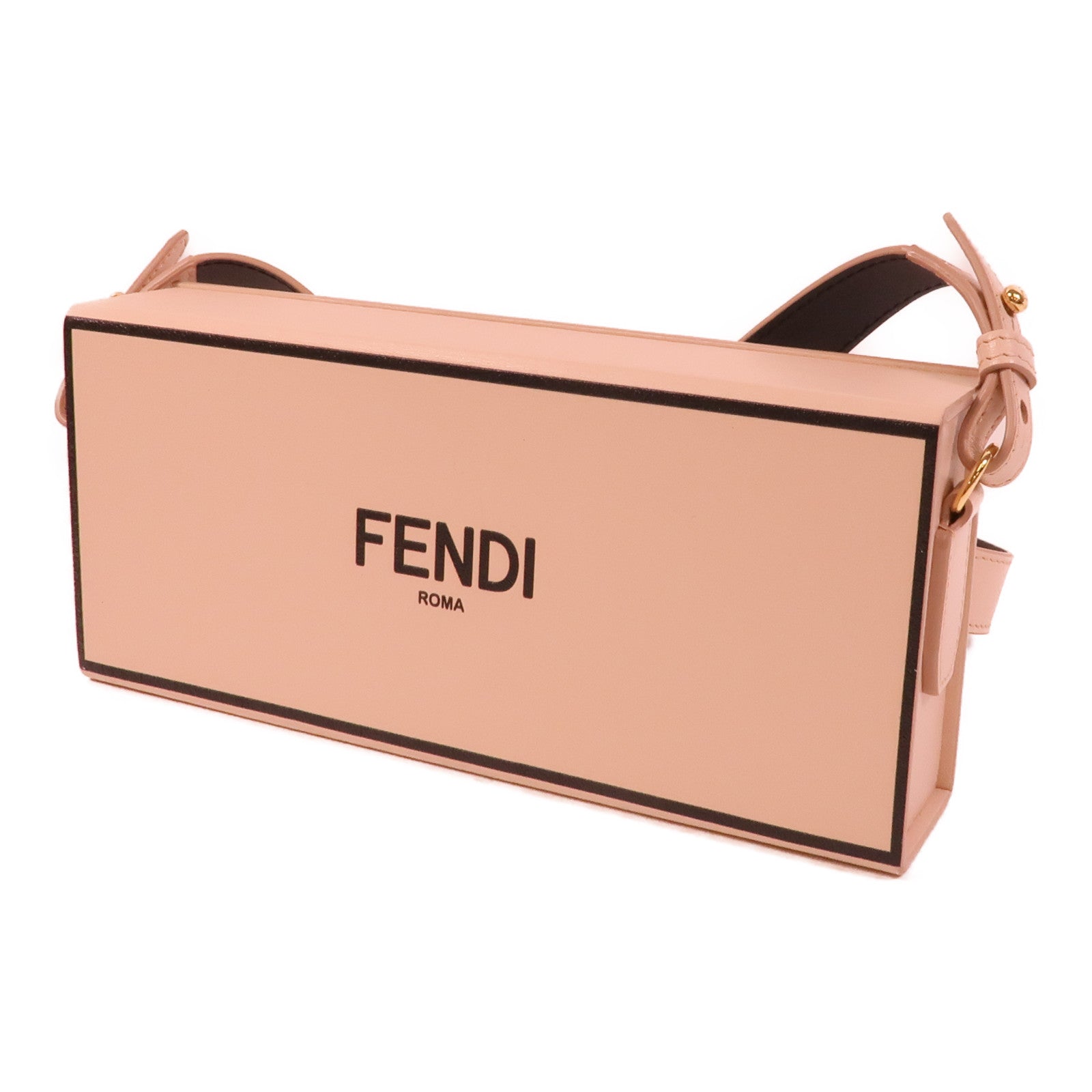 FENDI 牛皮皮革Horizontal Box Bag肩背袋
