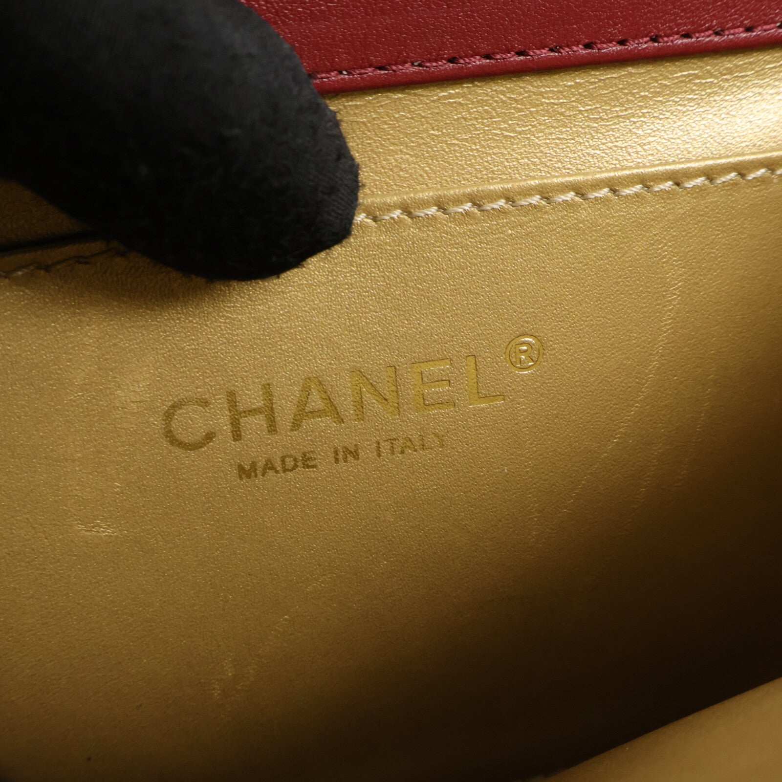 CHANEL 羊皮皮革Chain Shoulder Bag鏈帶肩背袋